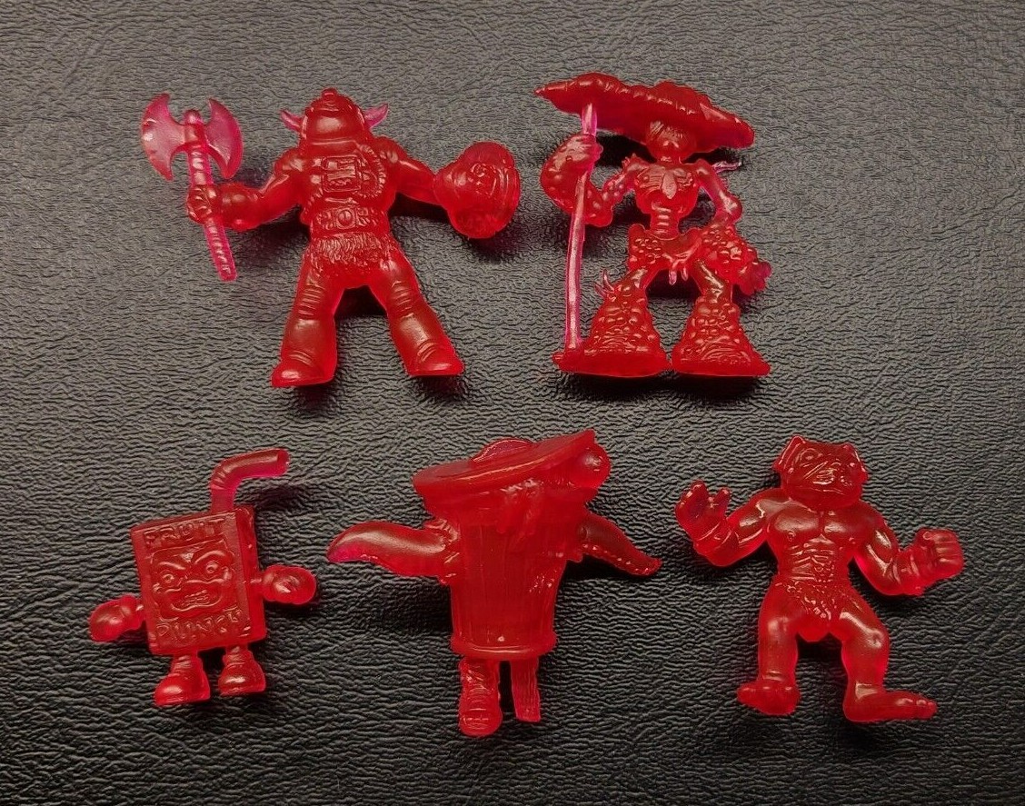 O.M.F.G. OMFG October Toys Mini Figure Set – Series 3 Translucent Clear Red
