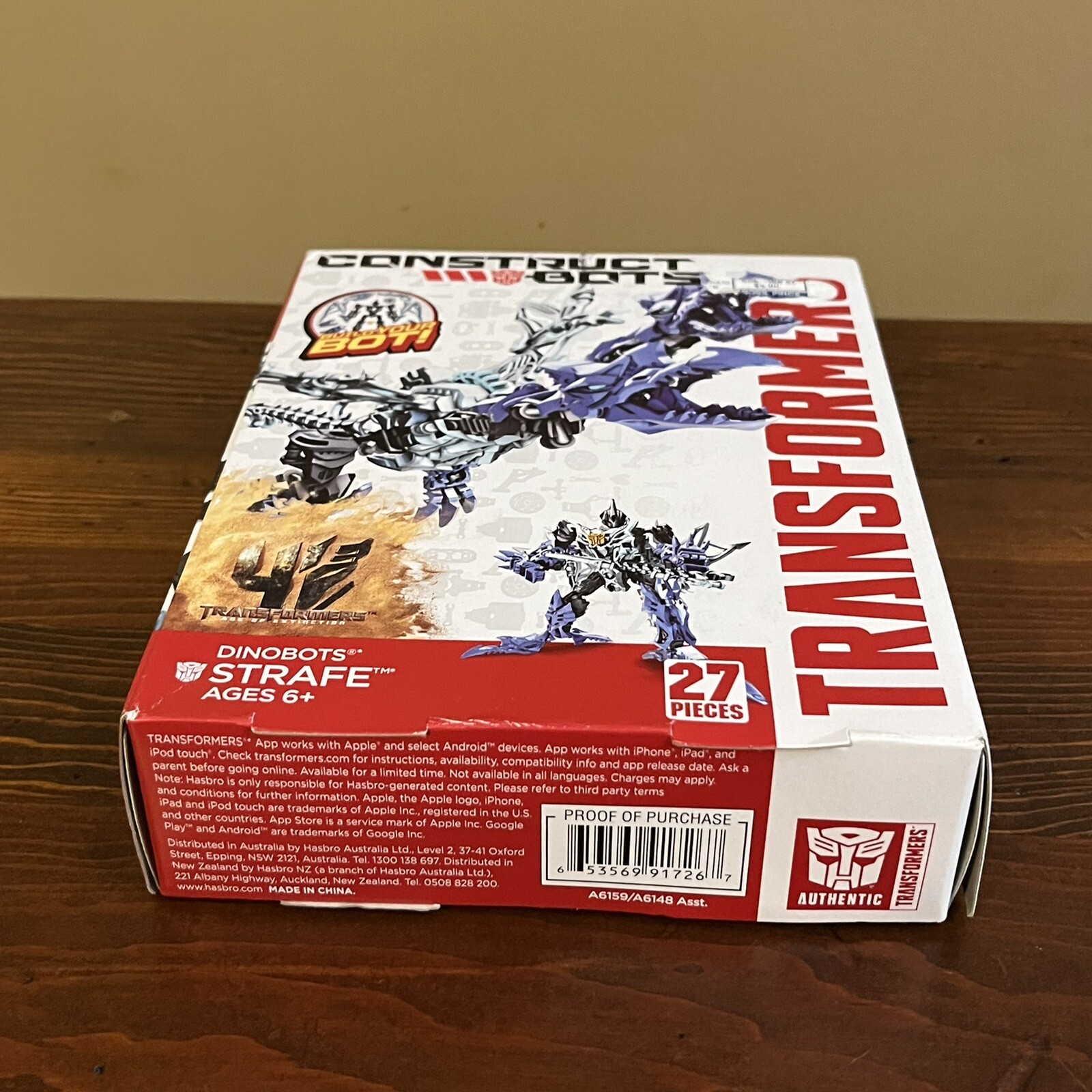 Transformers Age of Extinction Construct-Bots Dinobot STRAFE Buildable 27pcs NIB