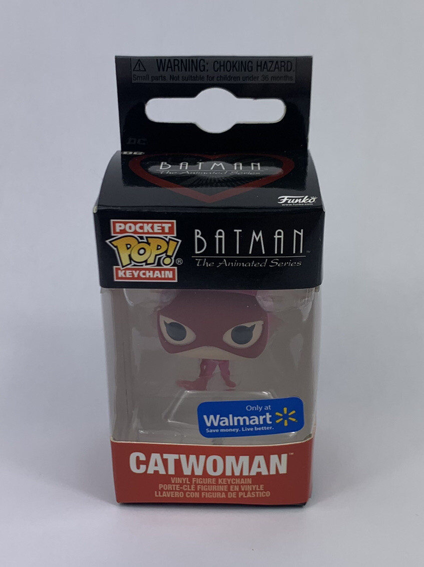 Funko Batman Animated Series Catwoman Valentine Pocket Pop! Keychain Walmart New