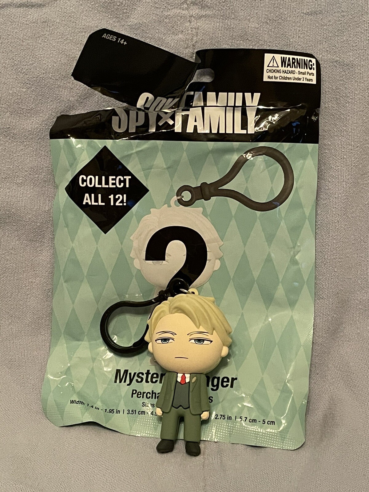 NEW Spy X Family Mini Mystery Hanger Keychain Figure Crunchyroll – Loid Forger