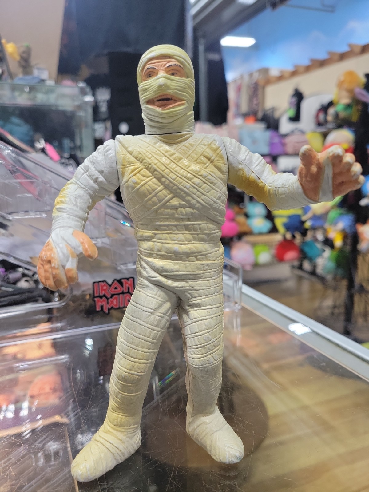 Vintage 1986 Imperial Toy Co. Universal Monsters The Mummy 7.5&Prime; Action Figure VG