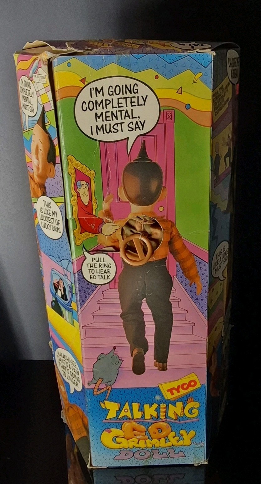 Talking Ed Grimley 18&Prime; Figure Tyco Working NOS 1989