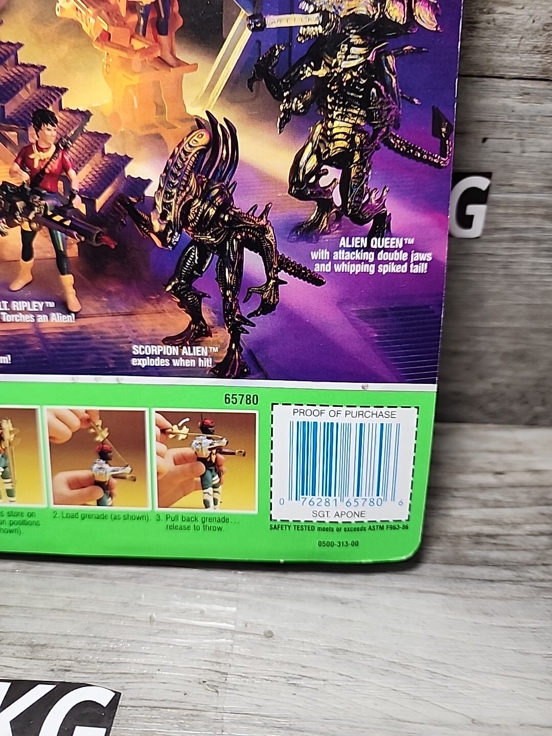 Vintage 1992 Kenner Aliens Space Marine Sgt Apone Action Figure Brand New