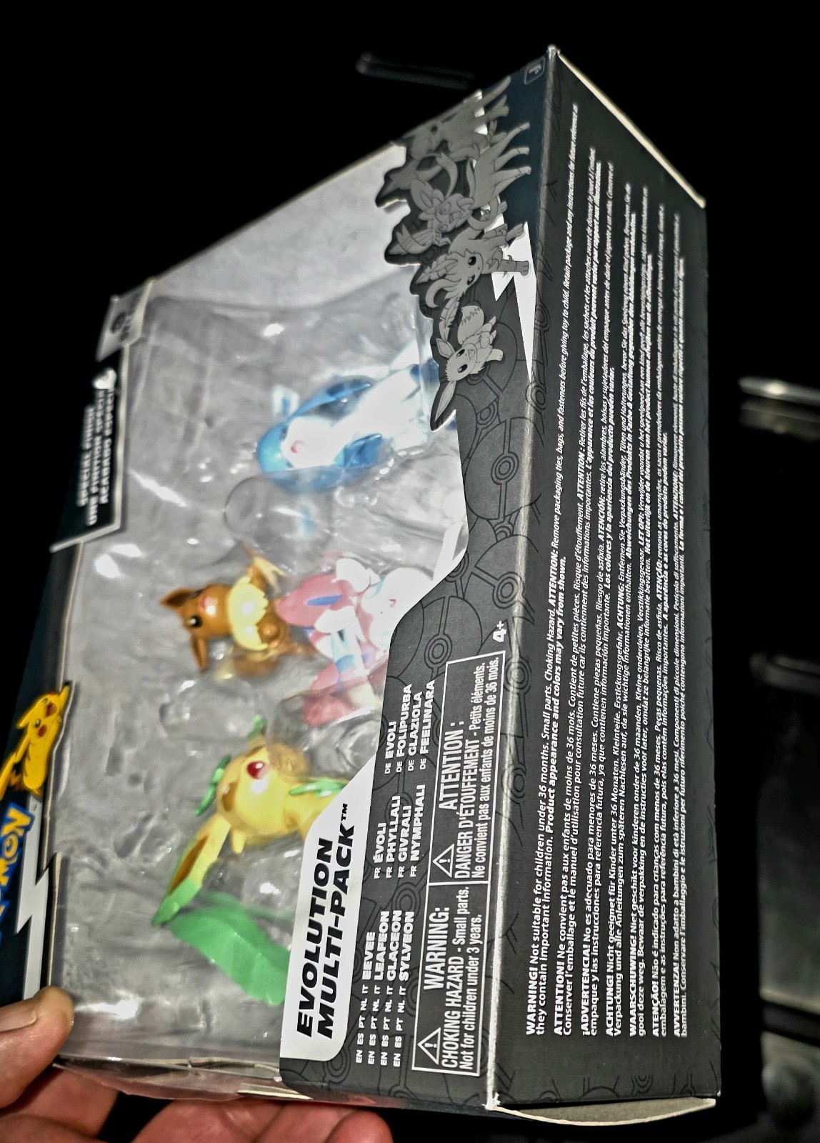 Select Evolution Multi Pack 4 Eevee Leafeon Glaceon & Sylveon Special Finish (S1