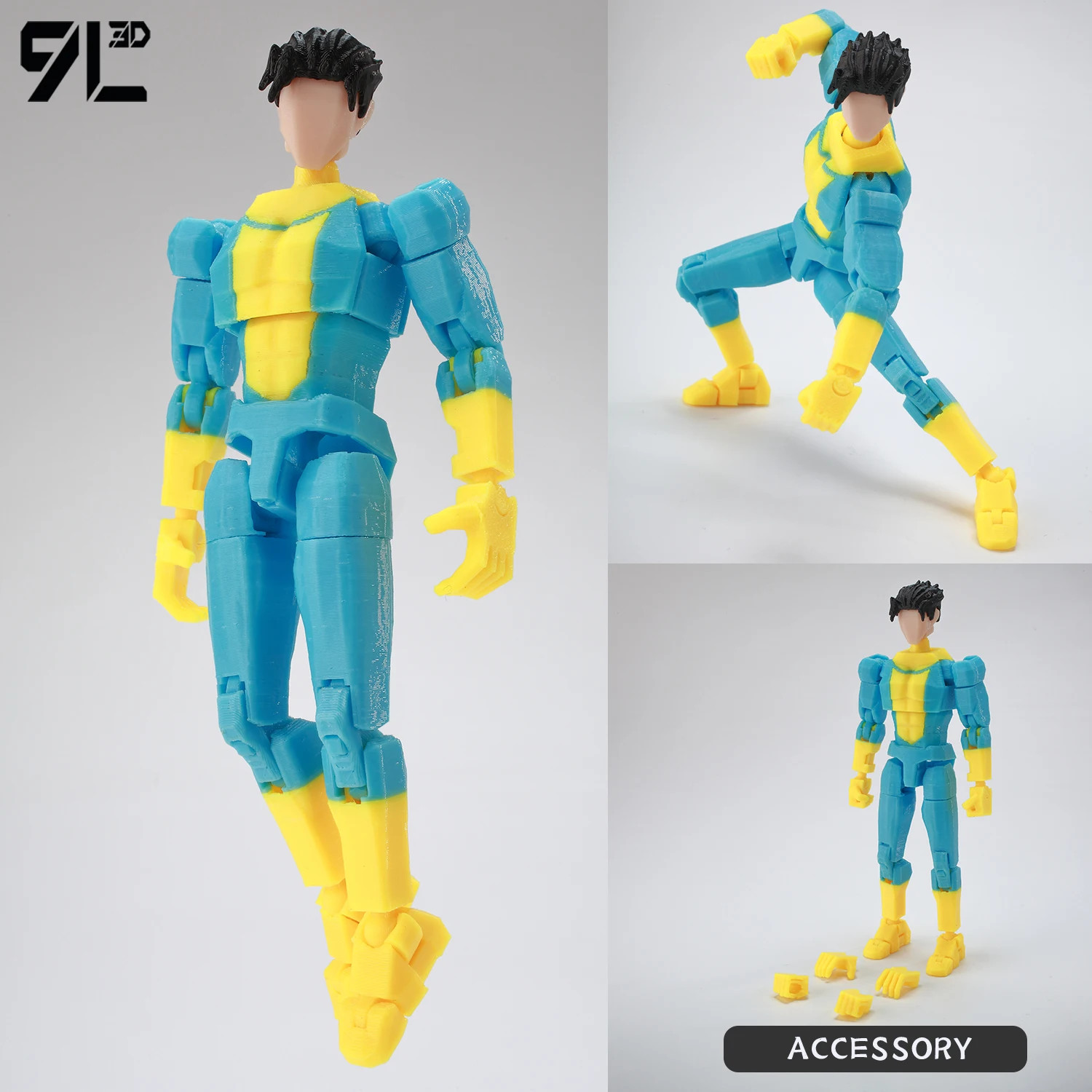 9L3D Lucky13 Invincible Tech Jacker 1/12 Action Figure T13 NEW