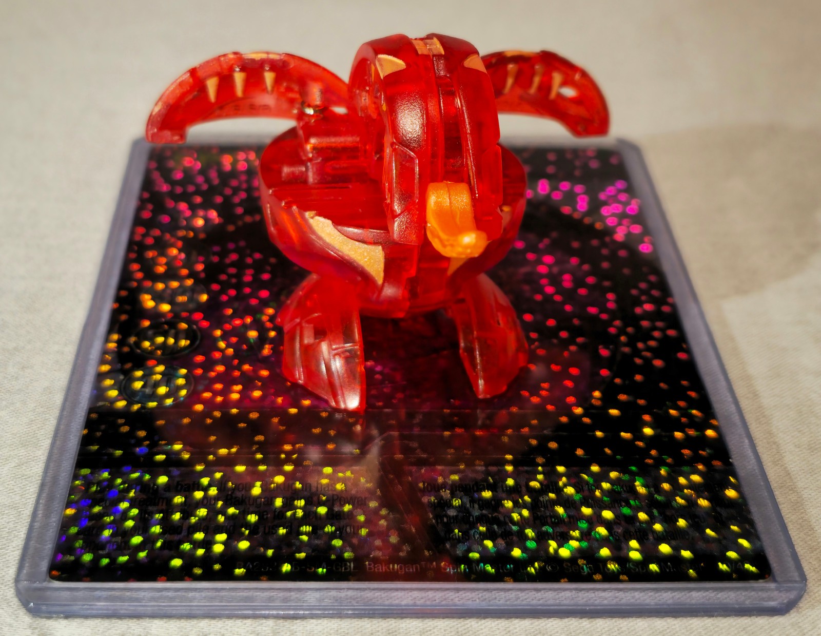 Pyrus Dragonoid Translucent Red 480g B2 + Special Boost Sparkle Holo Card