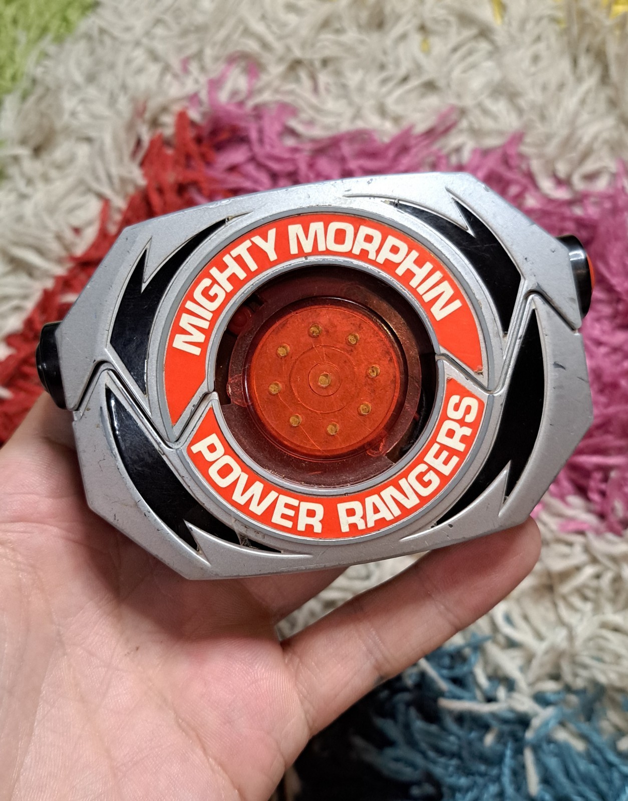 1991 Mighty Morphin Power Rangers Handheld Coin Morpher Bandai *NOT WORKING*