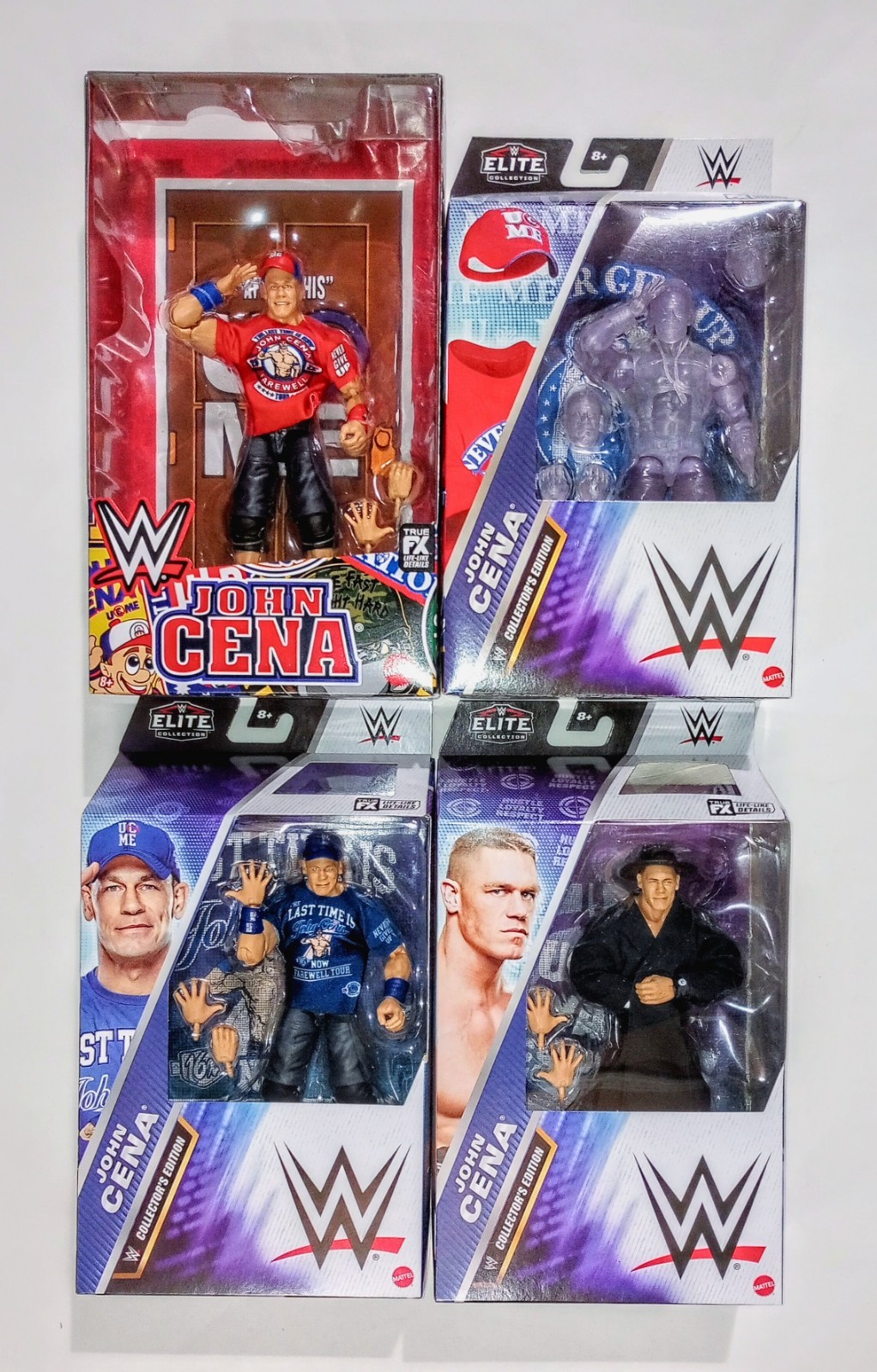 WWE John Cena LOT Farewell Tour, Can&rsquo;t See Me, Last Time & Black Coat Exclusives