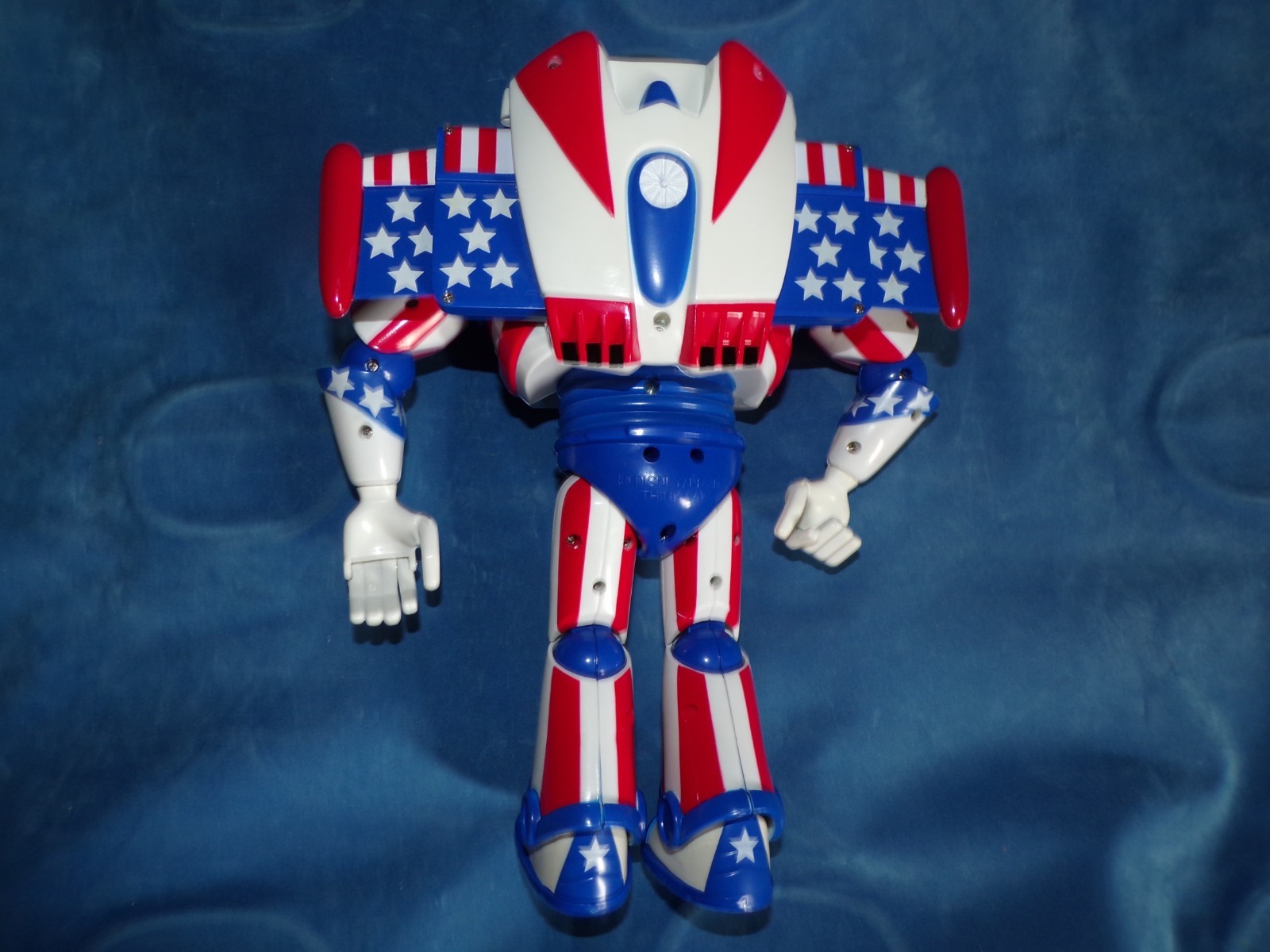 Buzz Lightyear Stars & Stripes large NIOB 100% Think Way 2002 Disney Store
