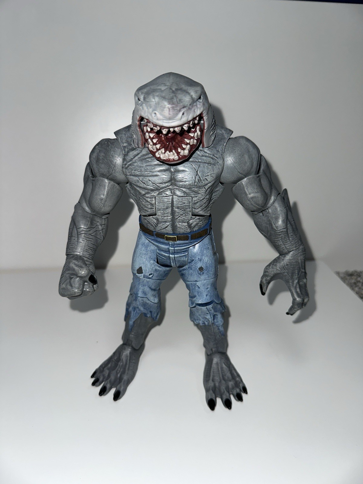 King Shark DC Multiverse Build A Figure BAF CNC 100% Complete with Hammerhead 9&Prime;