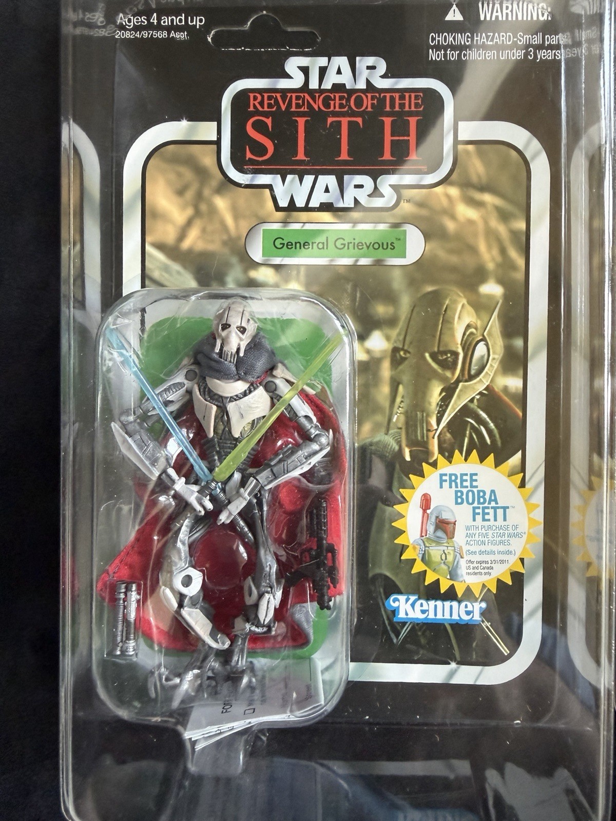 Hasbro Star Wars TVC General Grievous & Magnaguard In Star Case New Sealed