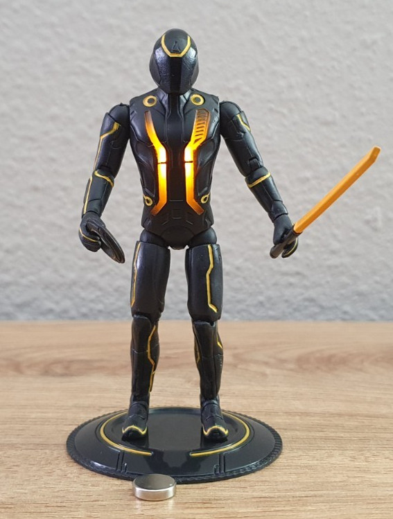 Tron Legacy CLU 4 » Action Figure 2010 Spin Master Disney upgraded *please read*