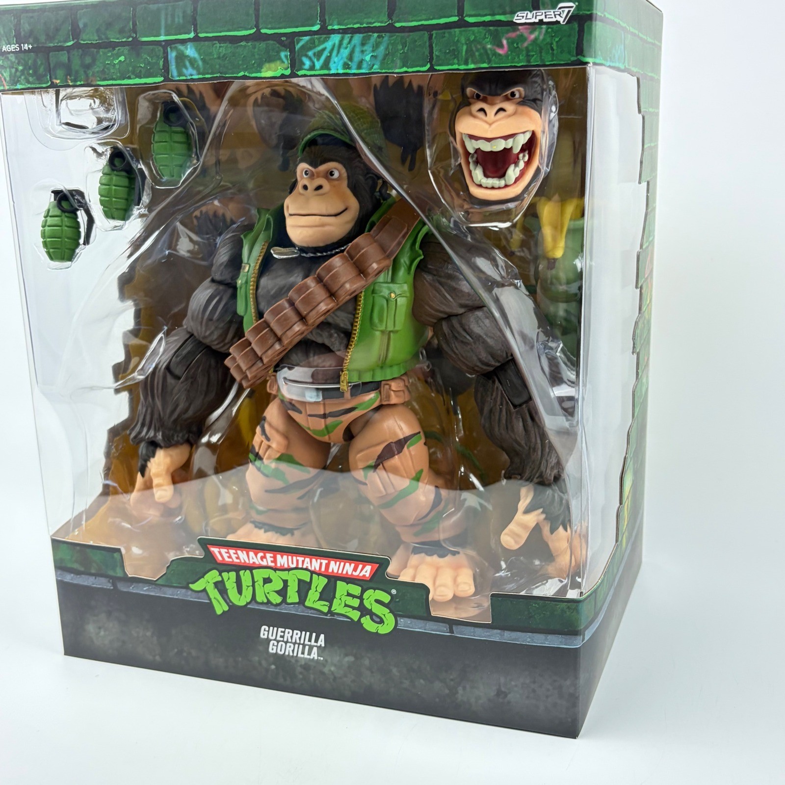 Super7 TMNT Ultimates Guerrilla Gorilla Action Figure Wave 7 New 840049820456