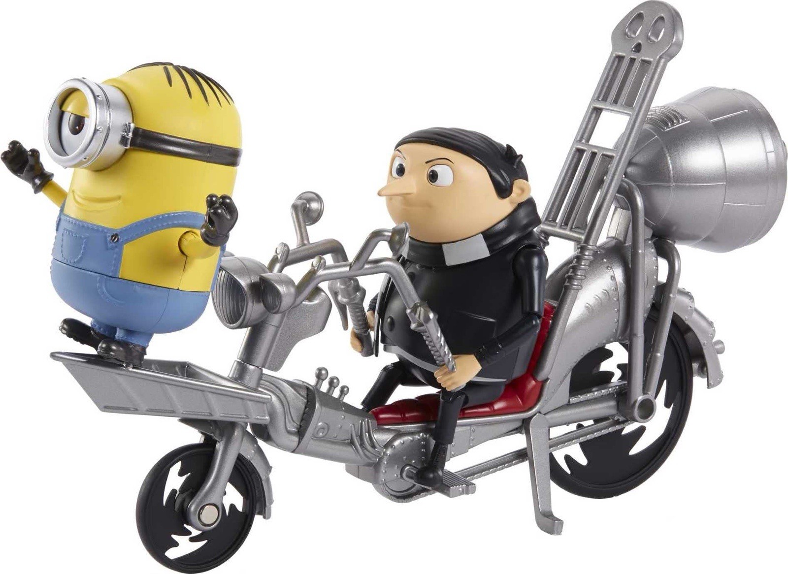 Minions The Rise of Gru Movie Moments – Pedal Power Gru Figure Set By Mattel NEW