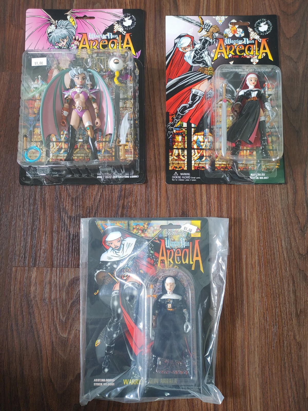 Warrior Nun Areala Action Figures — Your Choice of Character — Brand New