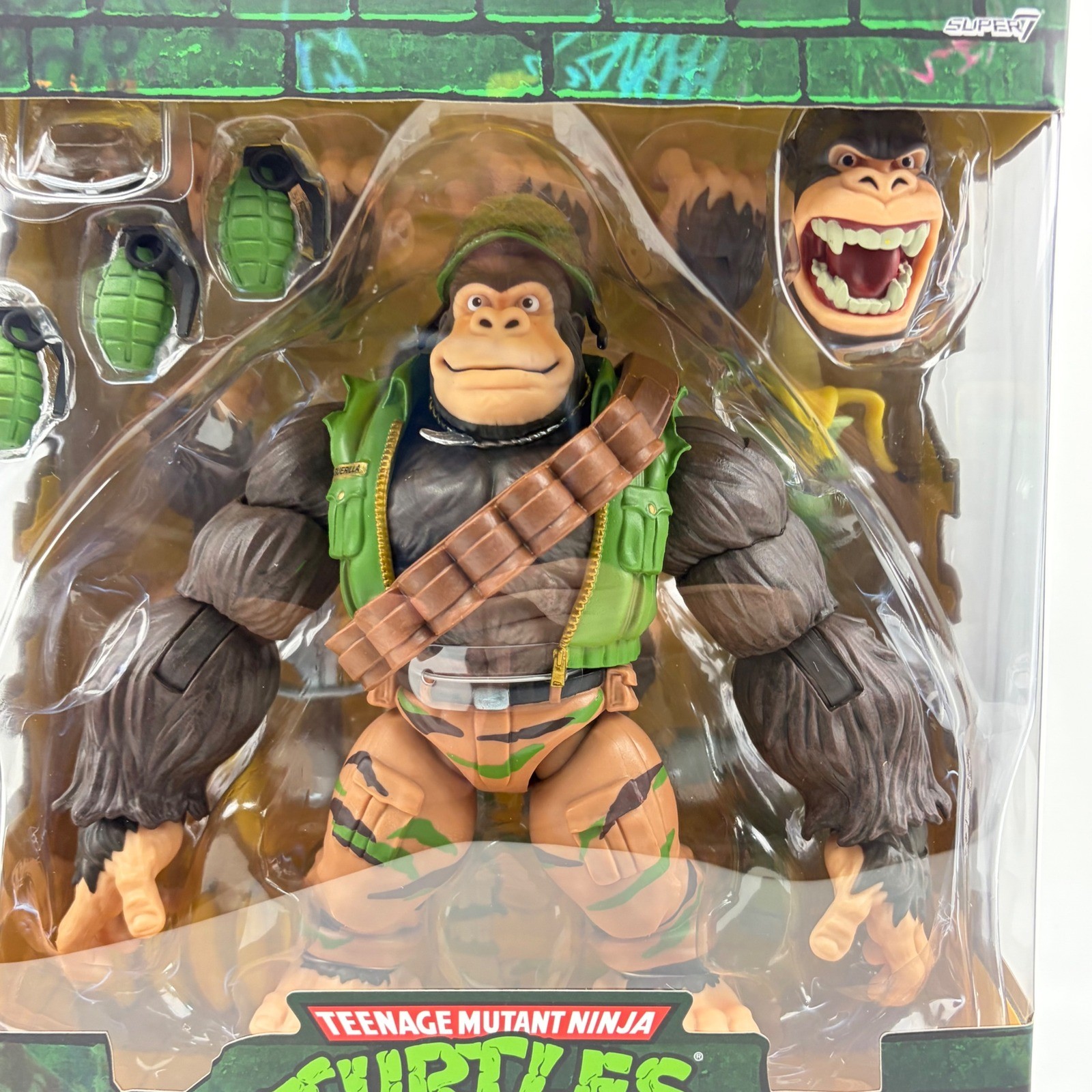 Super7 TMNT Ultimates Guerrilla Gorilla Action Figure Wave 7 New 840049820456