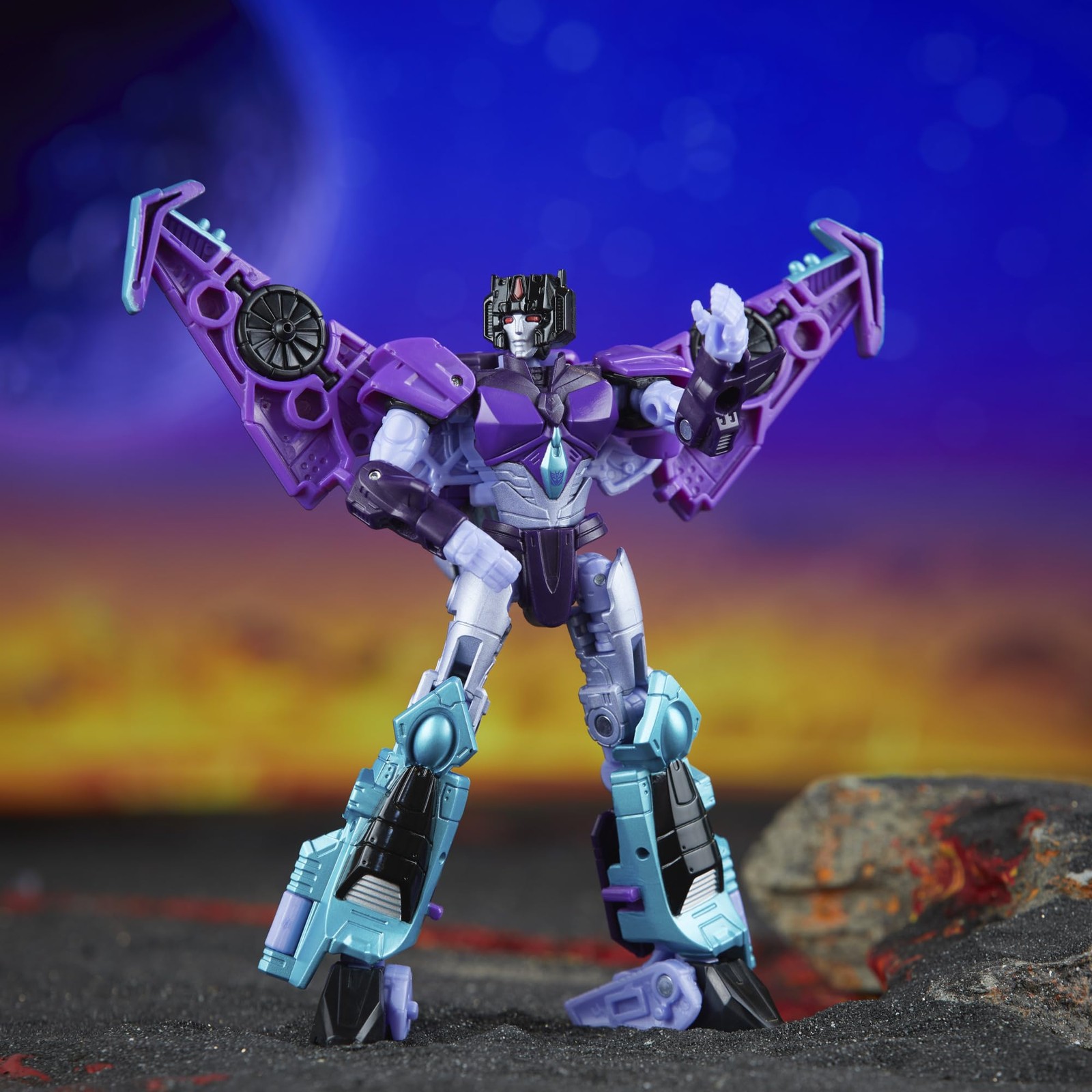Transformers Legacy United Deluxe Class Cyberverse Universe Slipstream, 5.5-inc