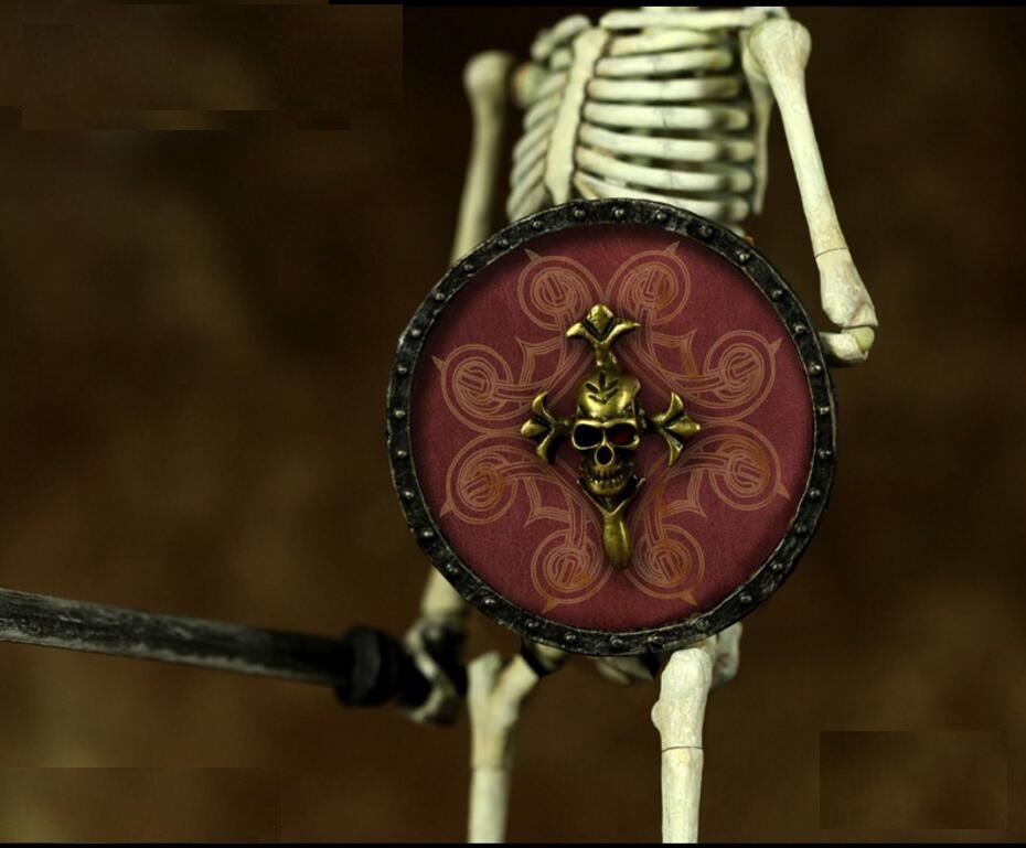 1/6 Sword Shield Sparta Warrior weapon Knight Skull Roma for hot toys phicen USA