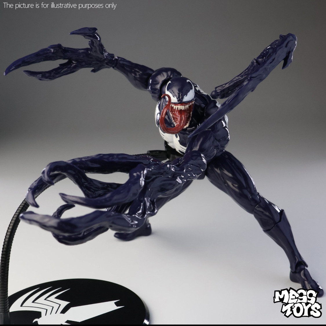 Mess Toys Venom Lethal Protector Lethal Neighbor Eddie Brock 7&Prime; Action Figure