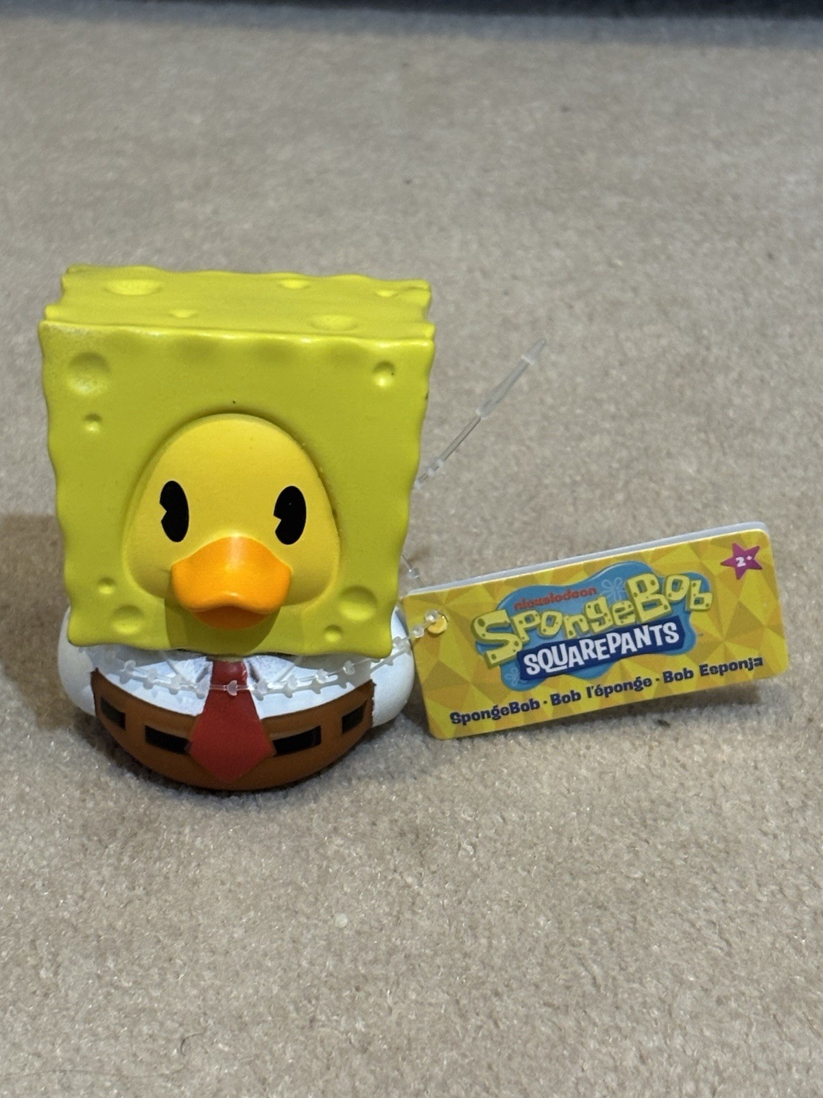 NEW, SPONGEBOB – SPONGEBOB SQUAREPANTS – Rubber Duck – 2.5&Prime;