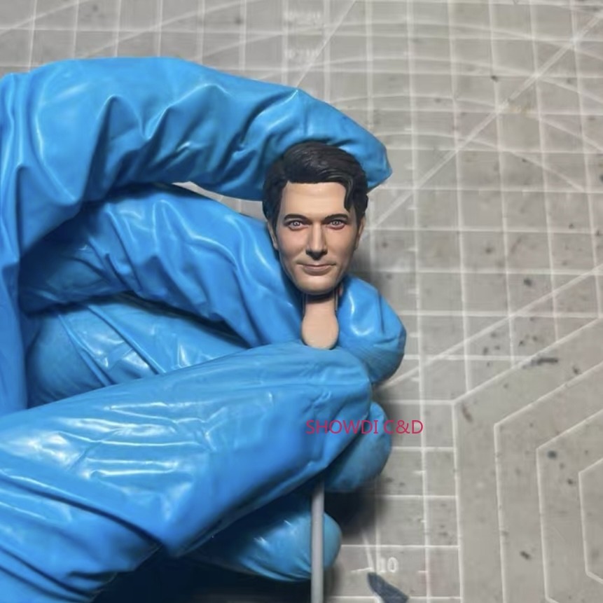 Painted 1/12 Superman 2.0 Brandon Routh Head Carved For 6 » Action Figure Body