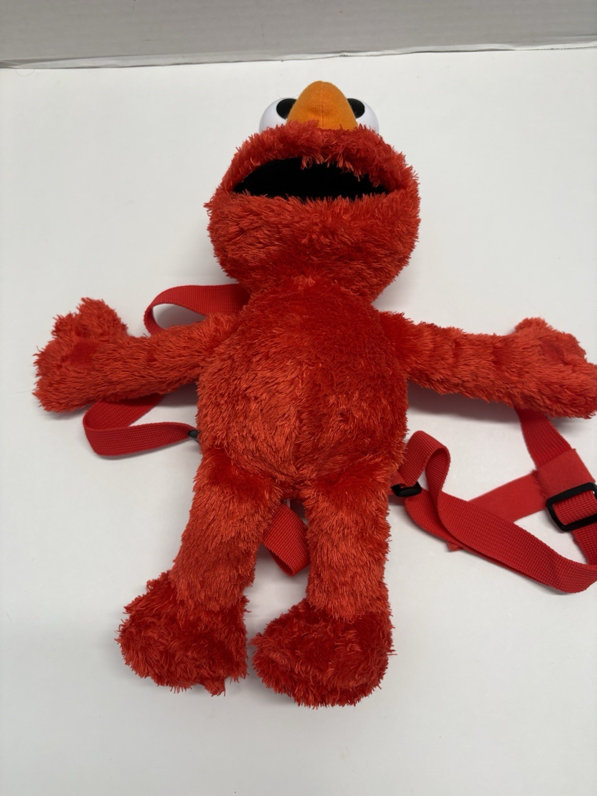 Elmo 15&Prime; Backpack with Adjustable Straps Stuffed Animal Plush Sesame Street