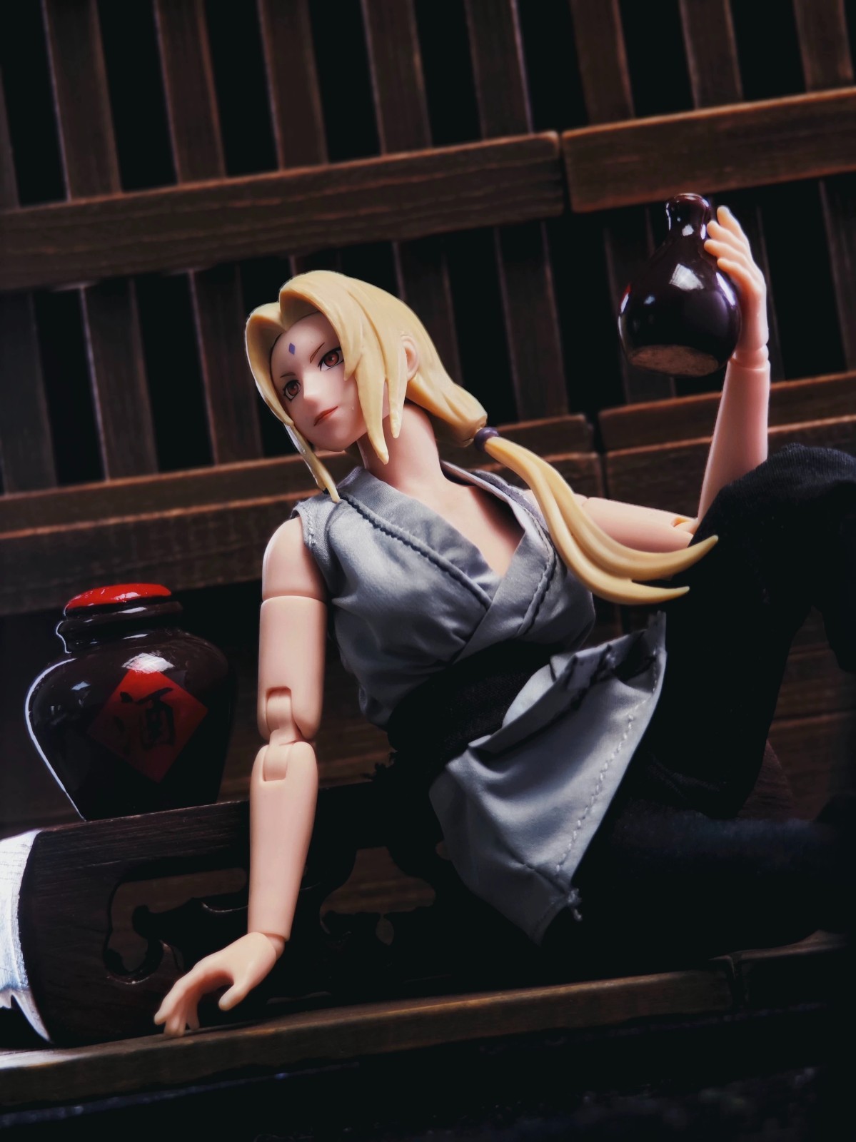 1/12 Custom Wired Cape For 6 » Crazy Action Figure Naruto Tsunade（No Figure）New