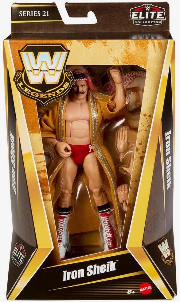 WWE Mattel Elite Legends 21 Iron Sheik Figure Target Exclusive Mint New