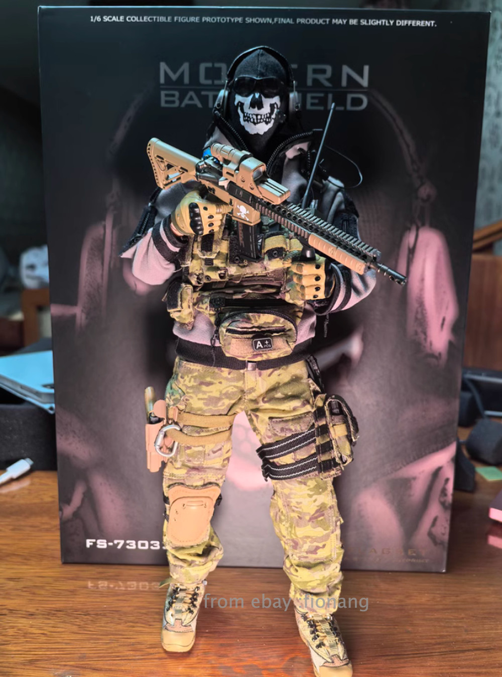 FLAGSET 1/6 Handheld Soldier Model Apocalypse War Series 73033 Death Squad Ghost