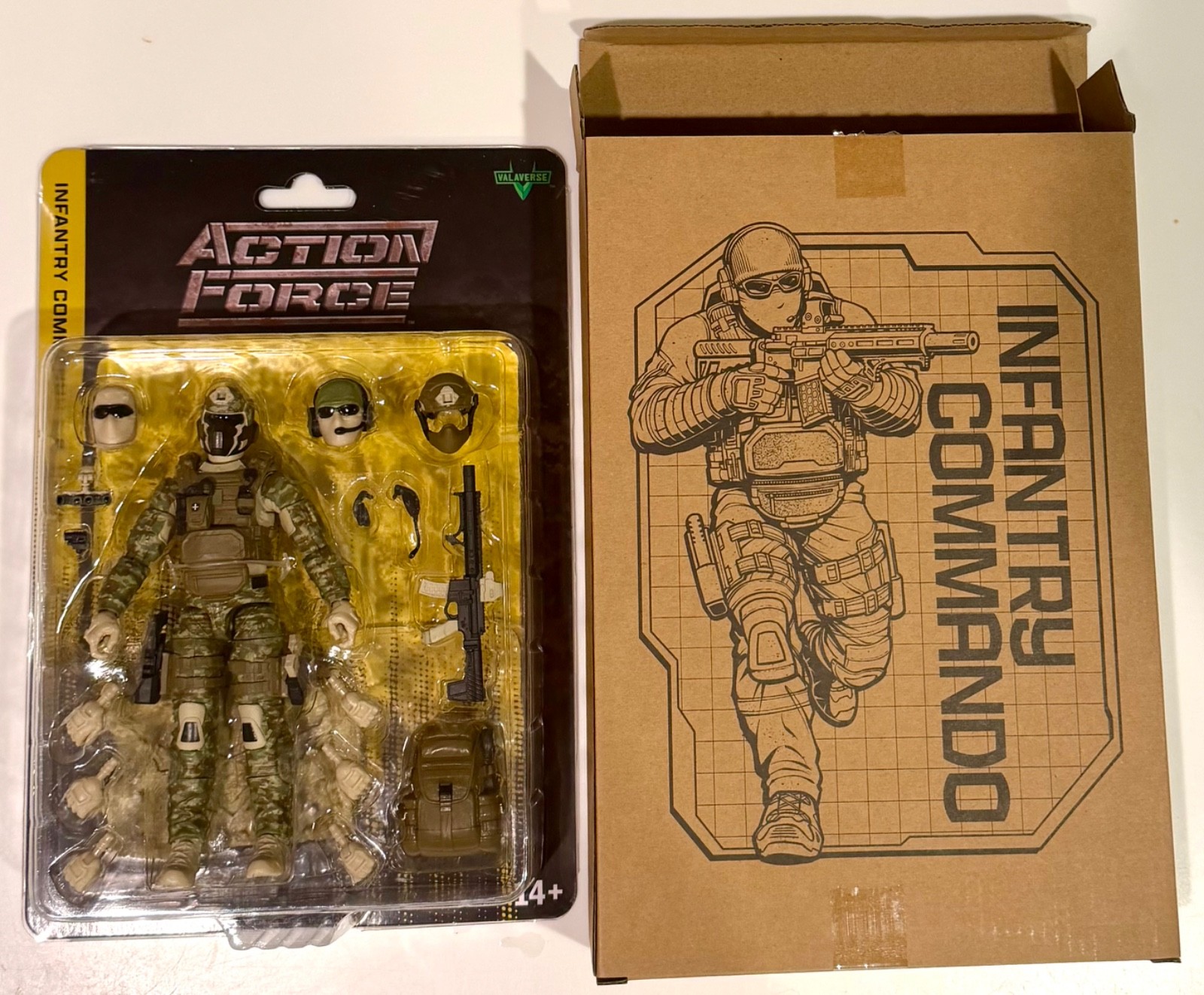 VALAVERSE ACTION FORCE 1:12 INFANTRY COMMANDO 2.0 STEEL BRIGADE CHASE 1 OF 100!!