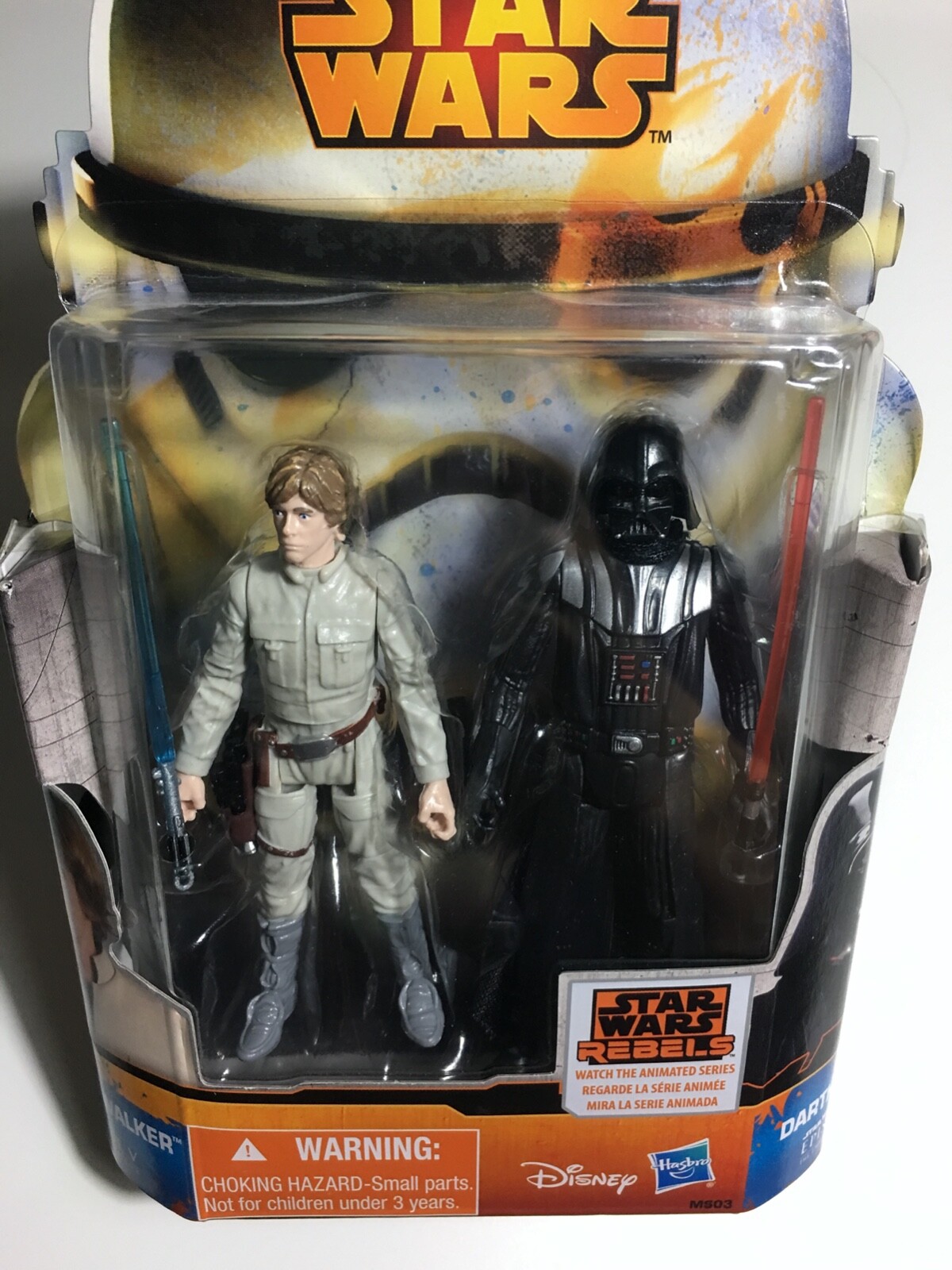 Star Wars Luke Skywalker and Darth Vader MS03 Rebels Mission Series