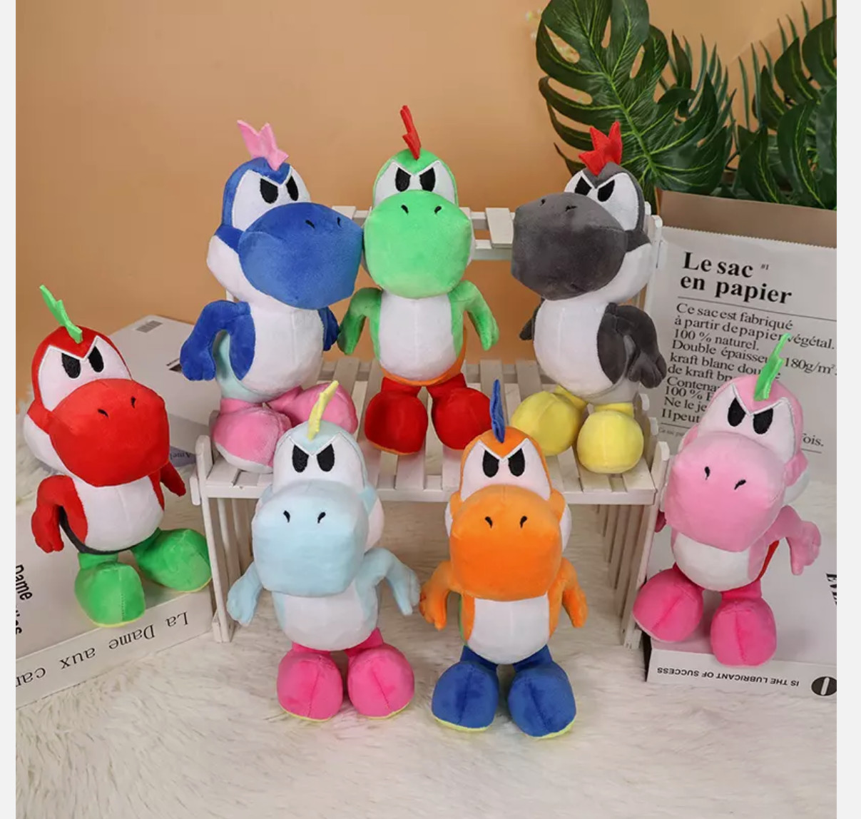 Super Mario Bros. Yoshi Stuffed Animals Doll Soft Plush Toy Kids Teddy Gift