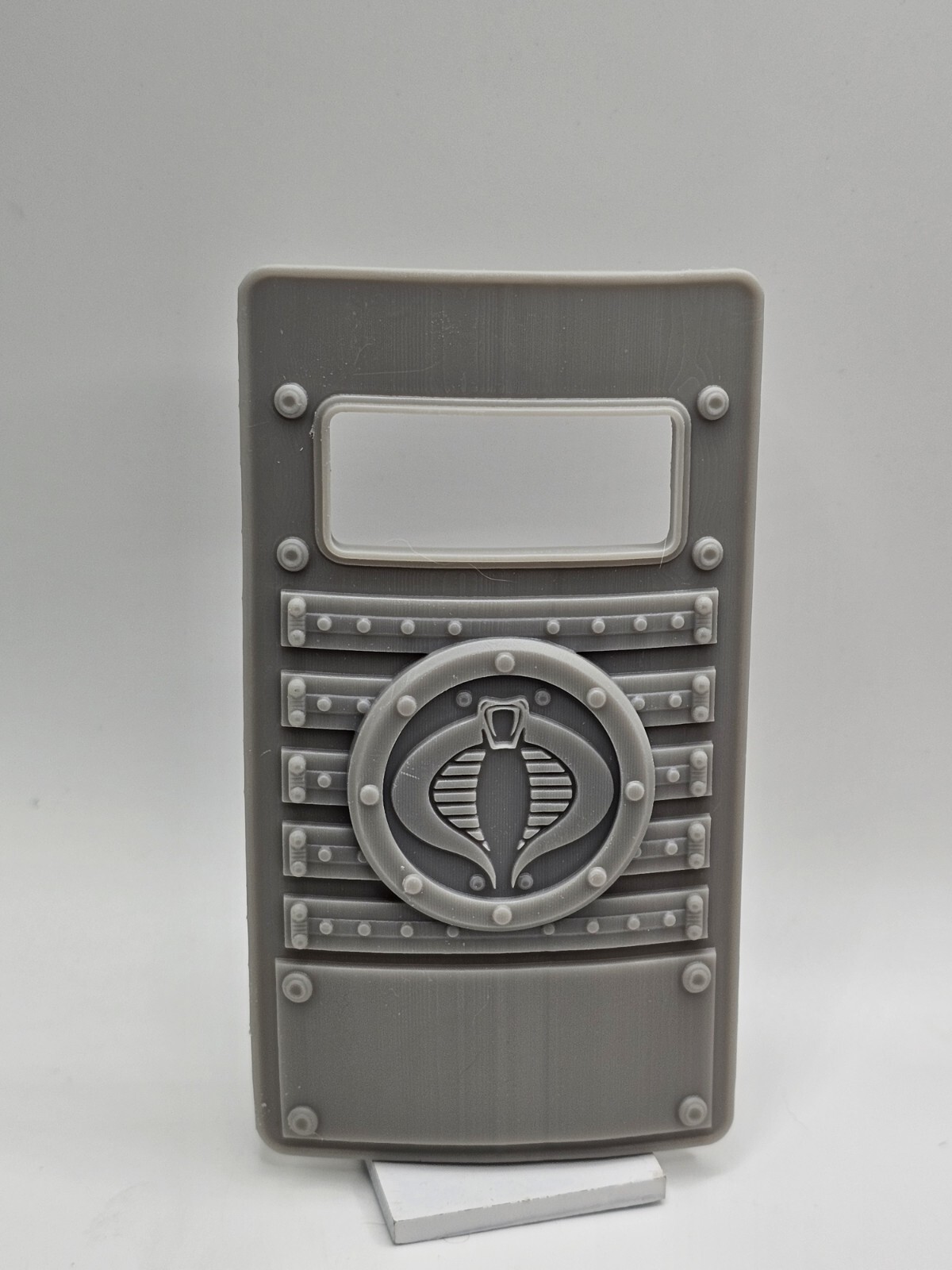 3d Printed COBRA RIOT SHIELD 1:12 6&Prime; GI Joe Classified/Marvel Legends