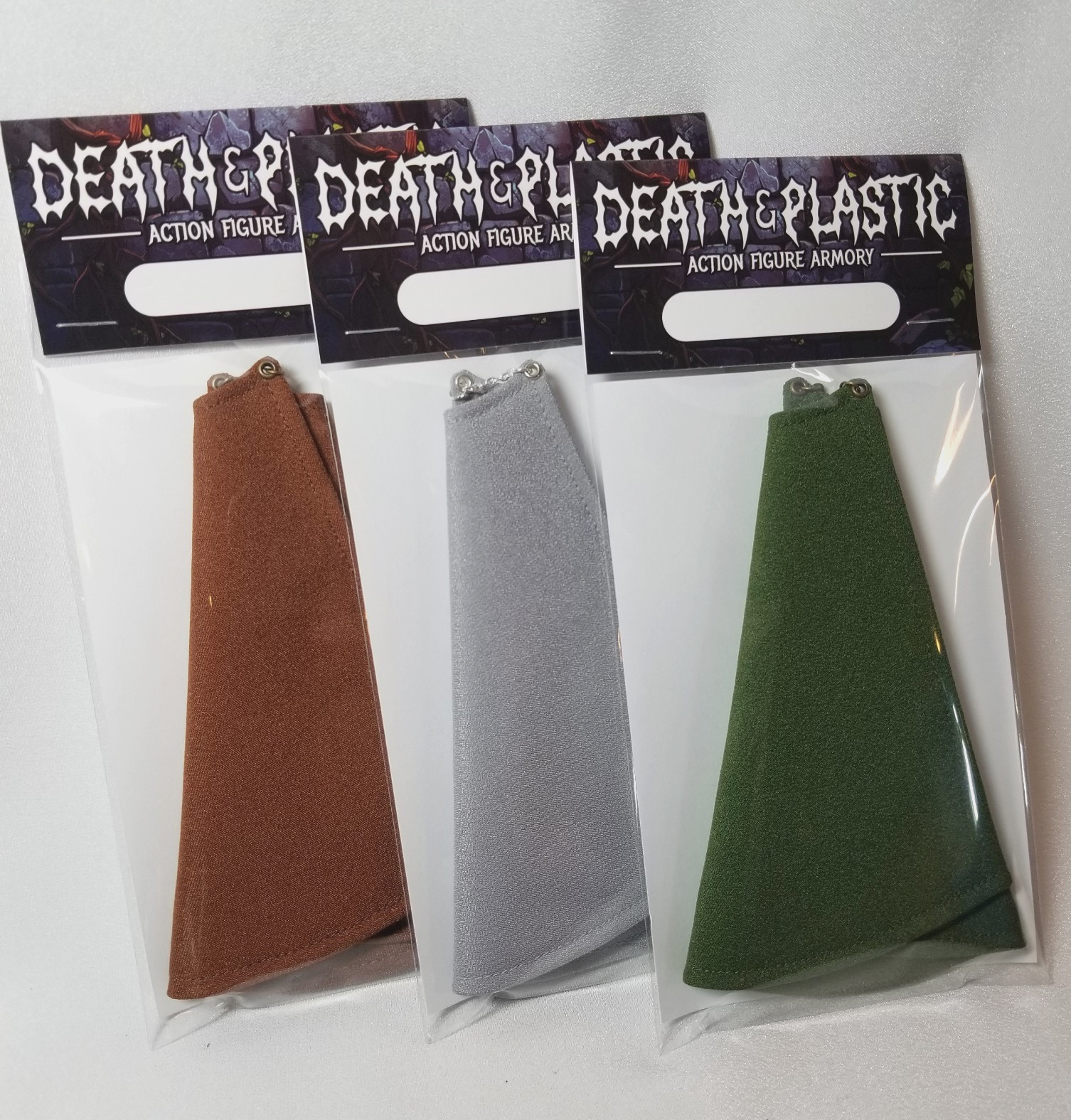 Custom Wired Cape- choice Matte Finish Earth Tones – fits Mythic Legions no fig