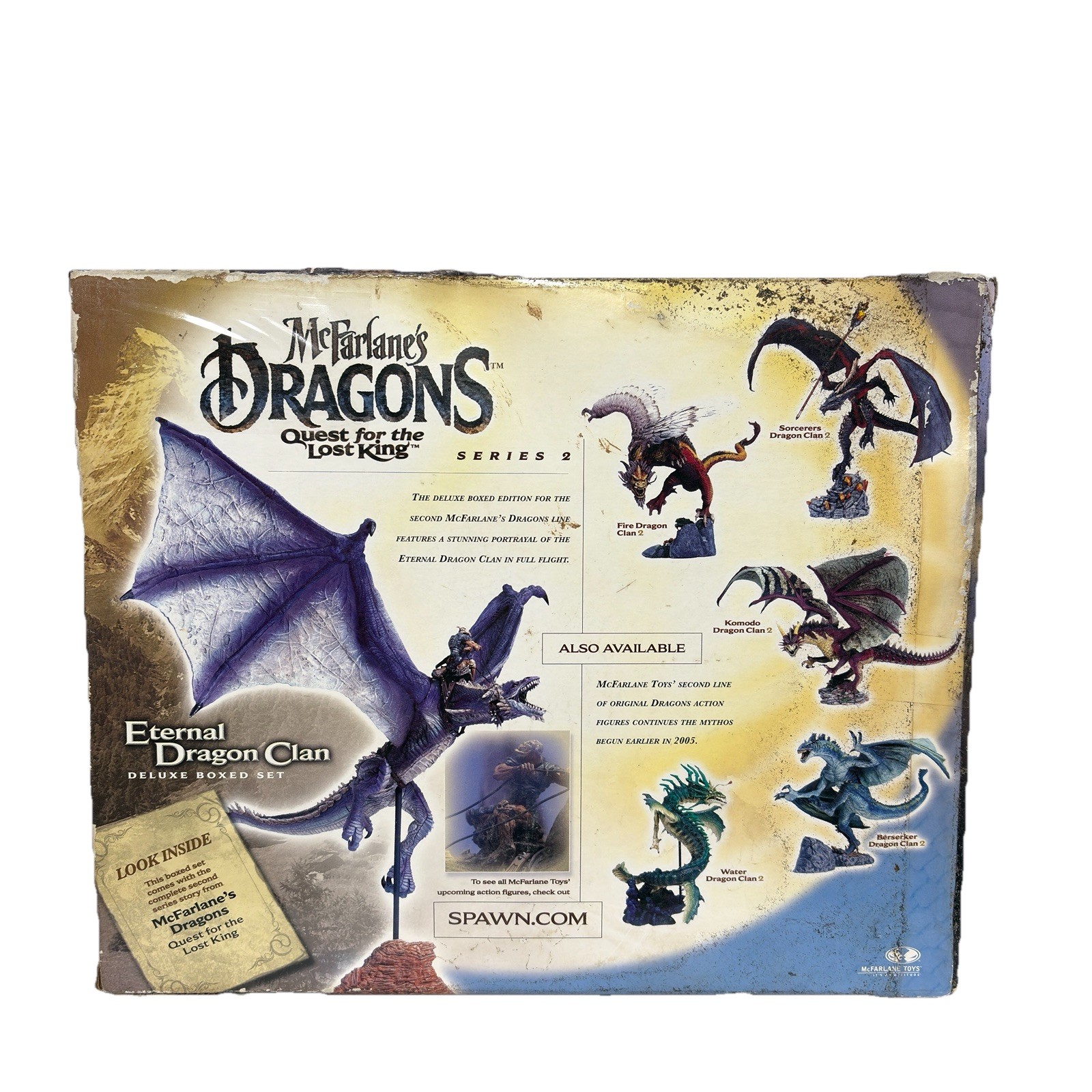 McFarlane’s Dragons ETERNAL DRAGON CLAN Boxed Set New Sealed 2006 Series 2