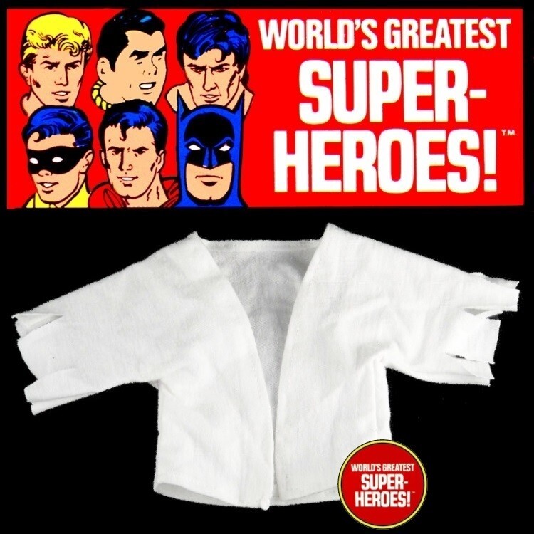 Mego Hulk White Shirt for World&rsquo;s Greatest Superheroes 12” Action Figure