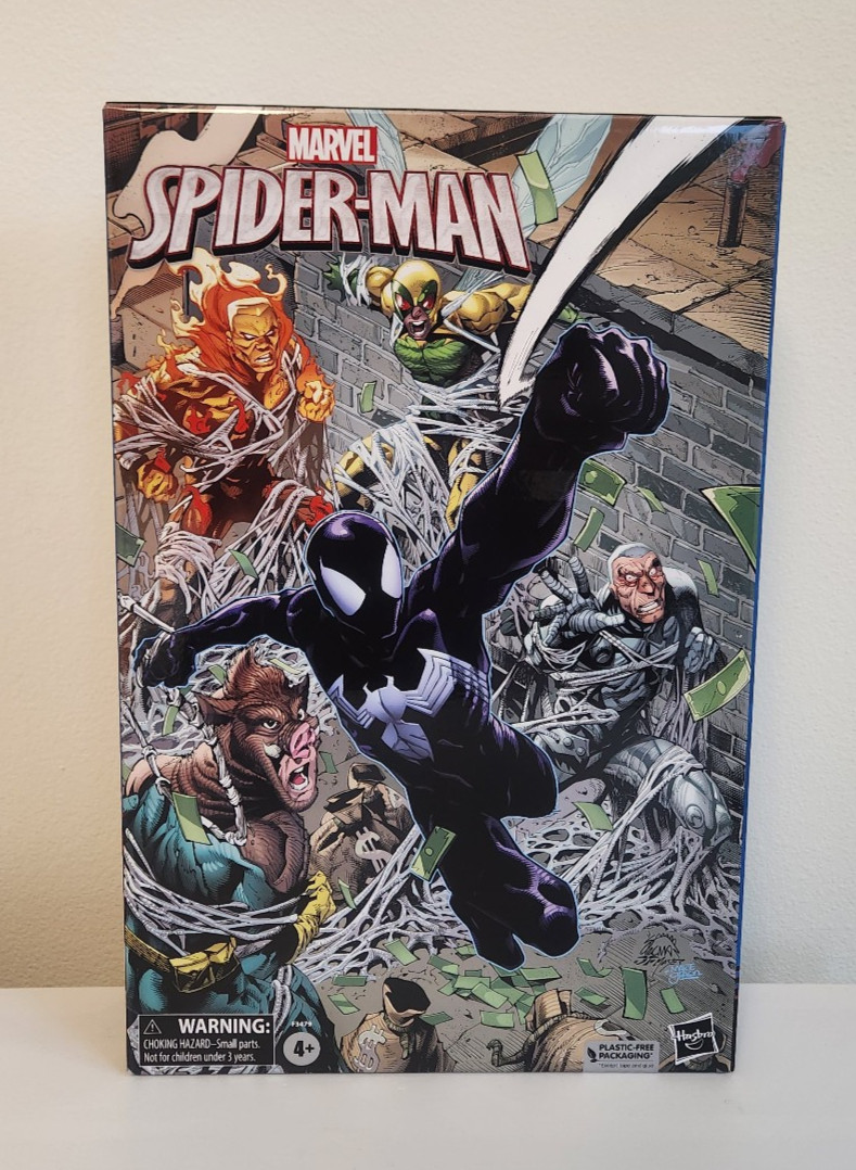 MARVEL LEGENDS SPIDER-MAN 5 PACK HUMAN FLY MOLTEN MAN RAZORBACK SILVERMANE
