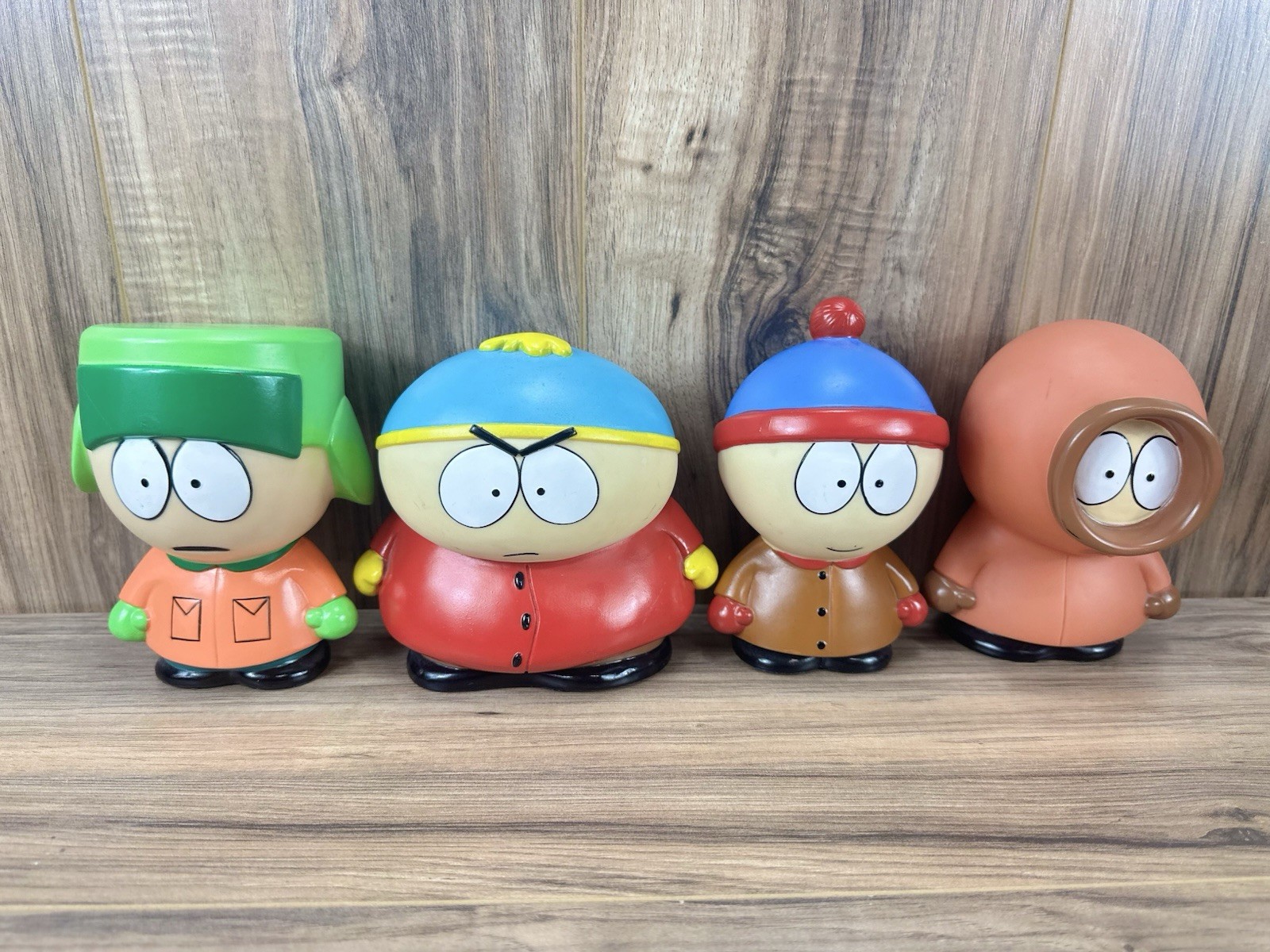 South Park Vinyl Hard Plastic Figures 1998 By Fun 4 All Comedy 6&Prime; Set of 4
