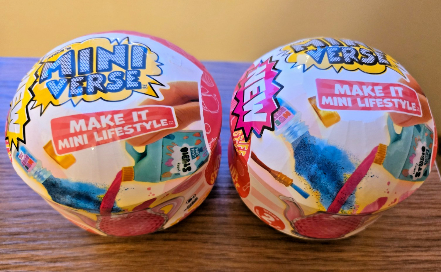 Lot Of 2 MGA Mini Verse – Make It Mini Lifestyle – Home – Series 2. NEW/UNOPENED
