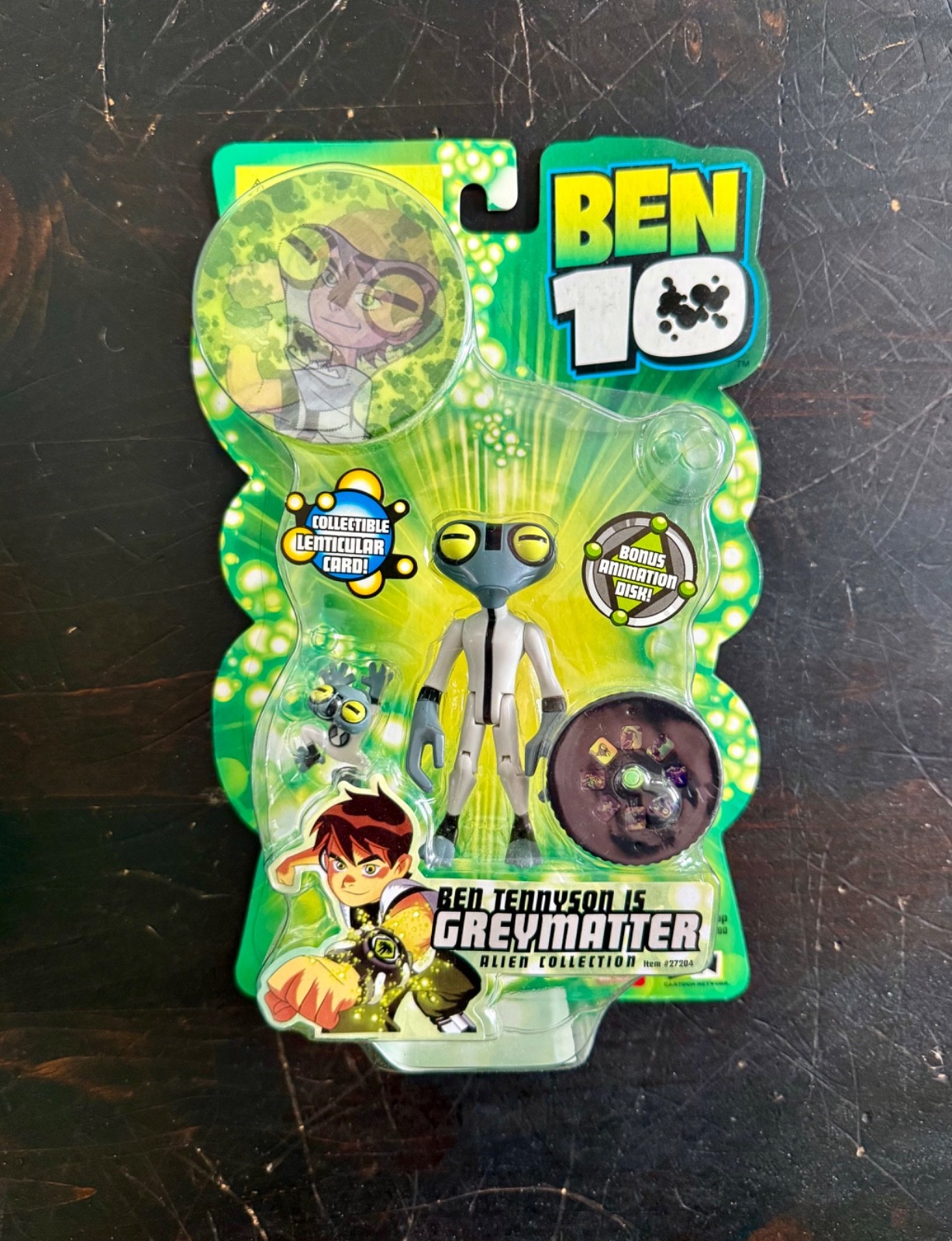 Ben 10 GREY MATTER Alien Collection 2006 ORIGINAL Action Figure – NEW Bandai