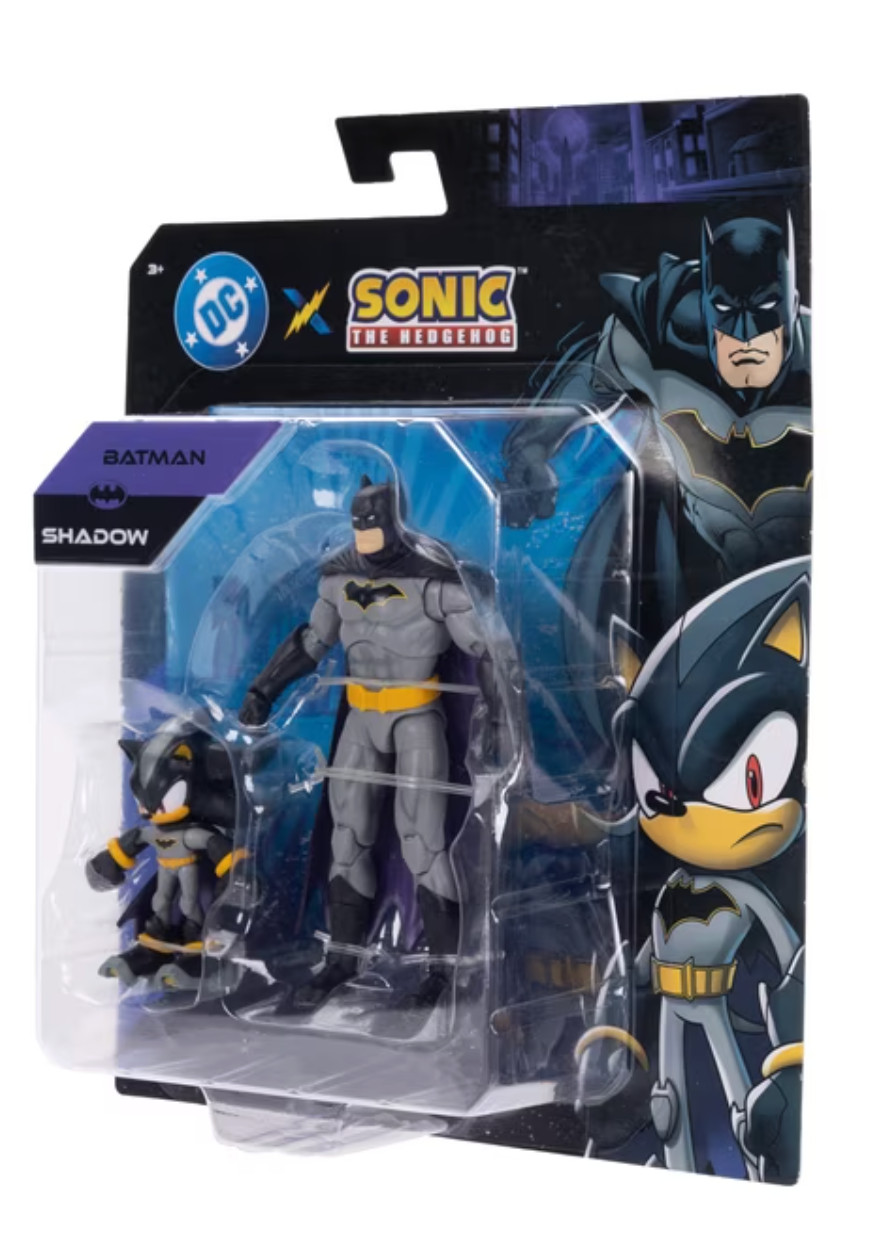 Sonic X DC Action Figure Multipack – 2.5 inch Shadow and 5 inch Batman