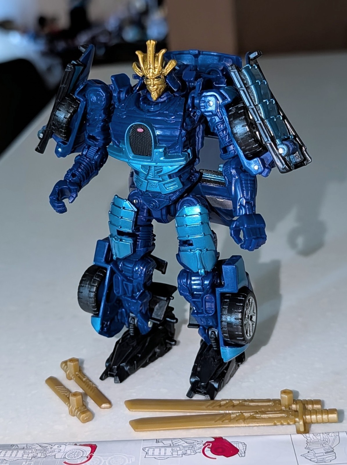 Transformers Age of Extinction Drift complete Deluxe Aoe Movie w Manual