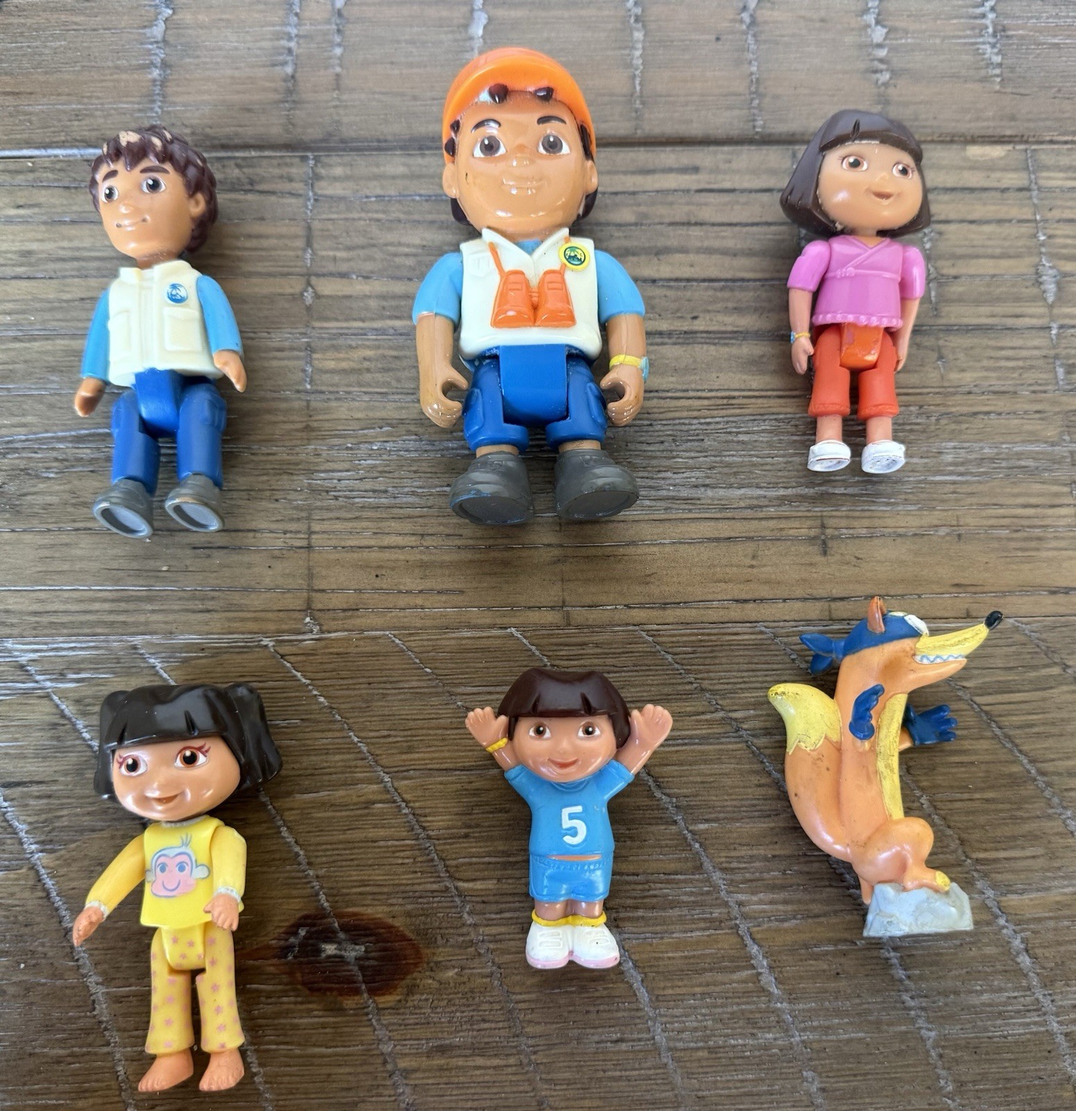 Lot Of 6 Dora The Explorer Figures Toys