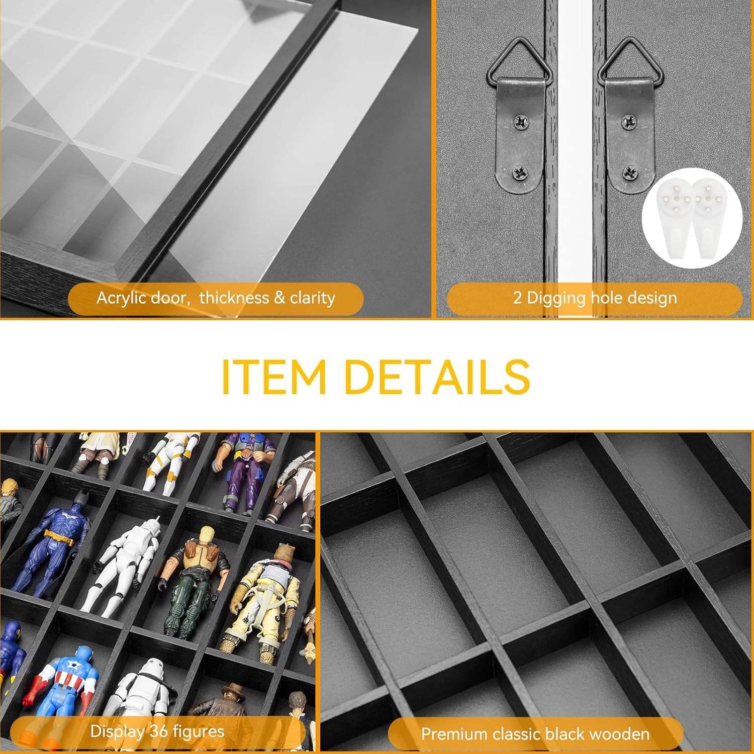 3.75&Prime; Figure Display Case – Dustproof Cabinet**