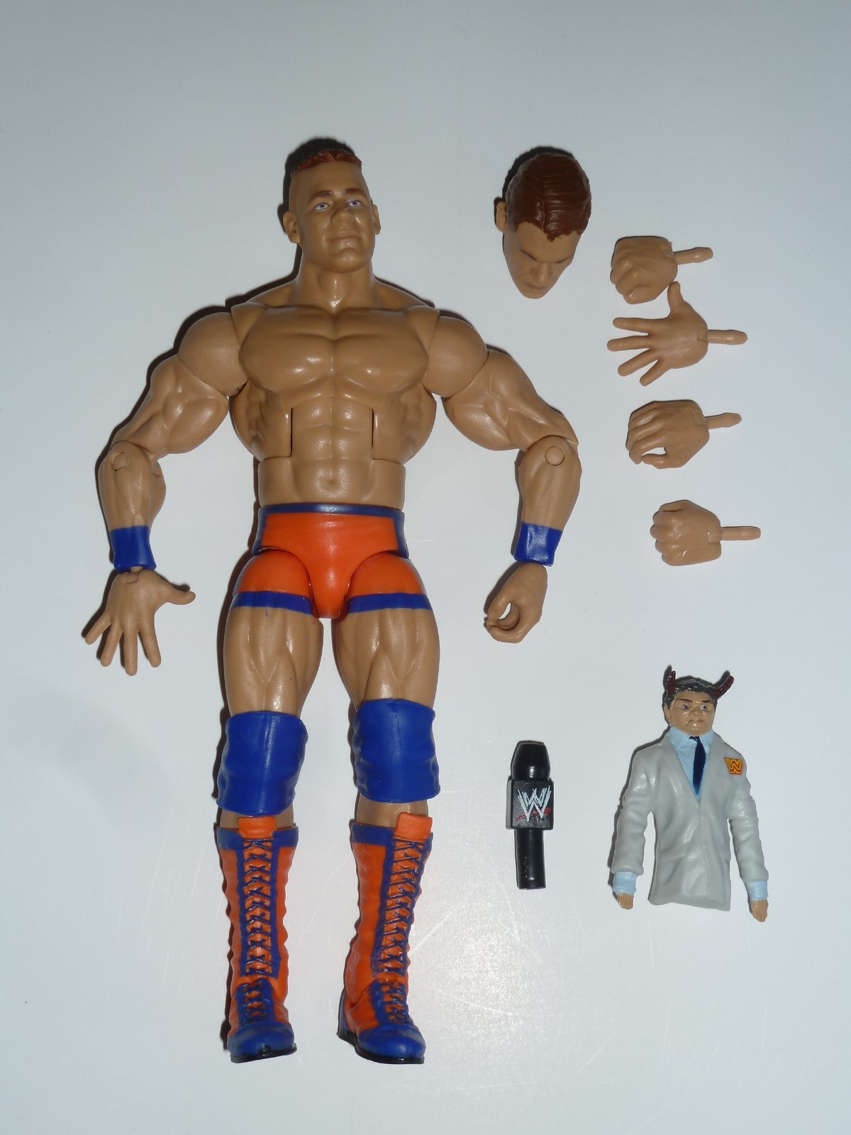 John Cena WWE Elite Legends Series 10 orange action figure toy wrestler Mattel!