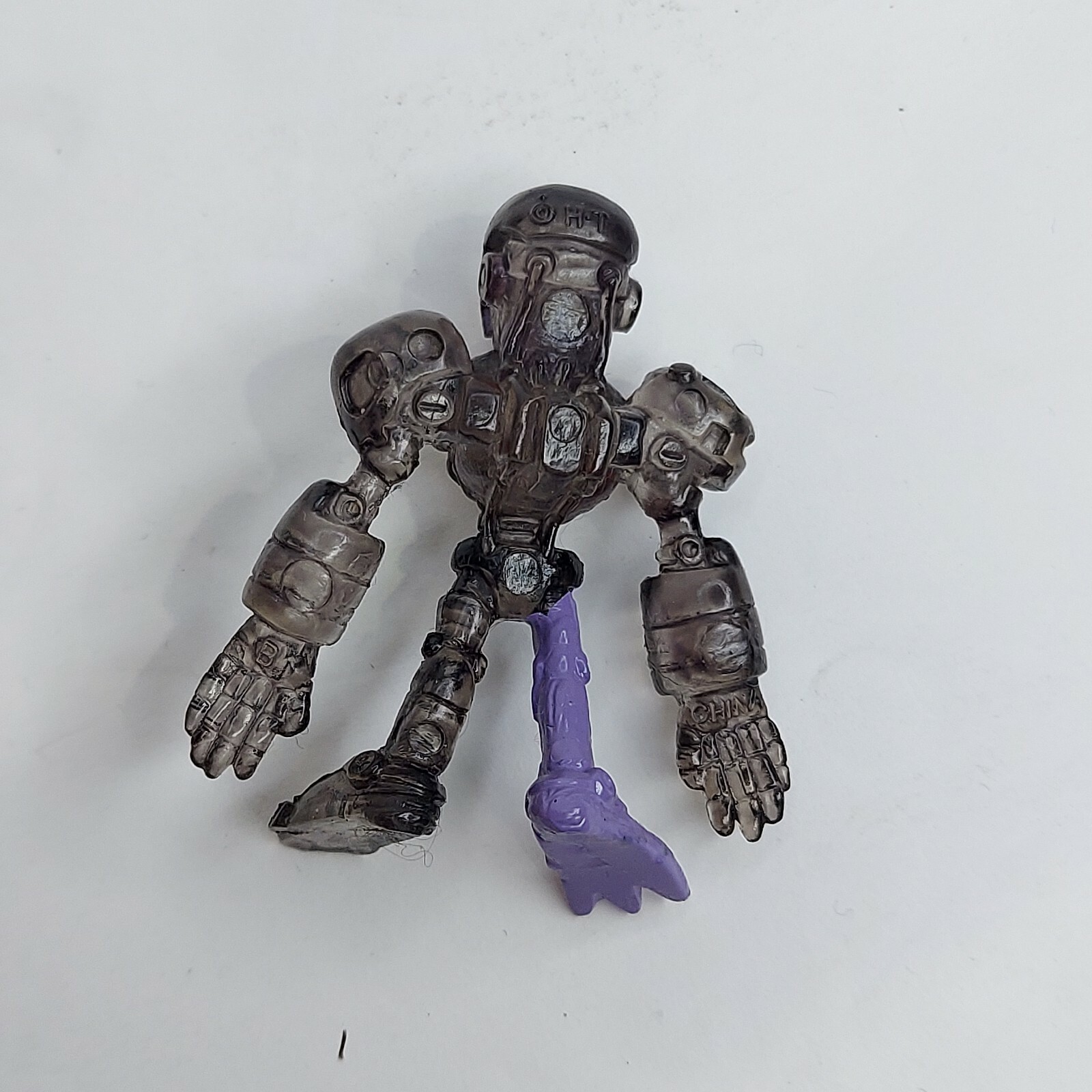 Digimon Digital Monsters 1.5&Prime; Clear Andromon Mini Figure Bandai China H-T