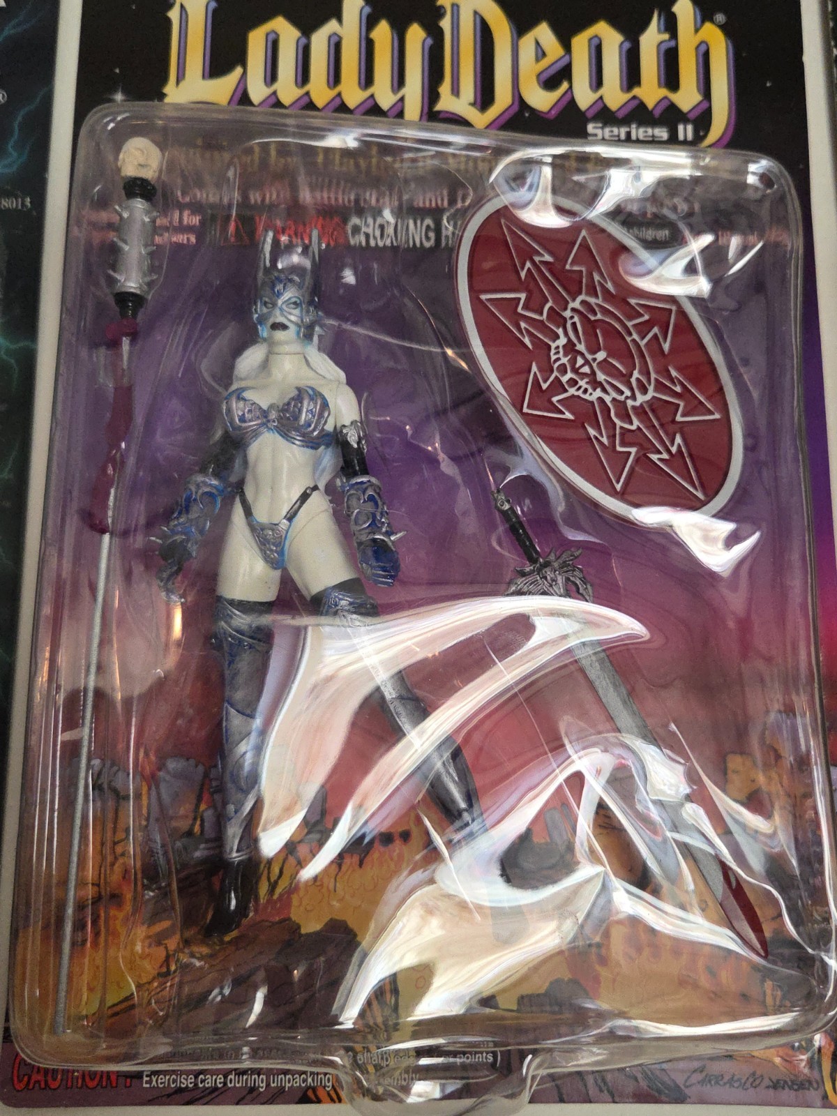 Moore Action Collectibles LADY DEATH Series II Action Figure 1999 CHAOS Comics