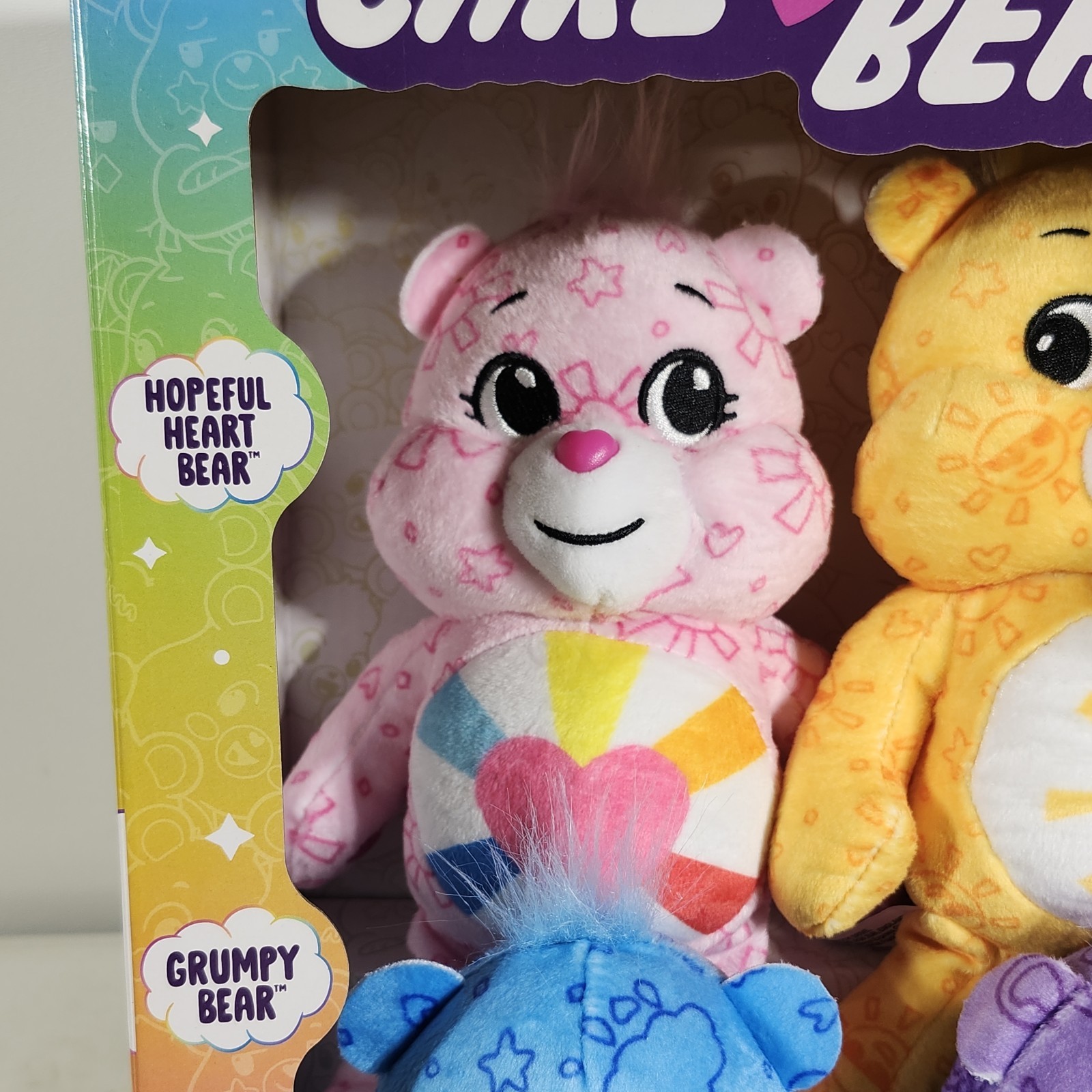 Care Bears Special Edition 4 Pack Collector Set Kids Stuffed Plush Animal Toy
