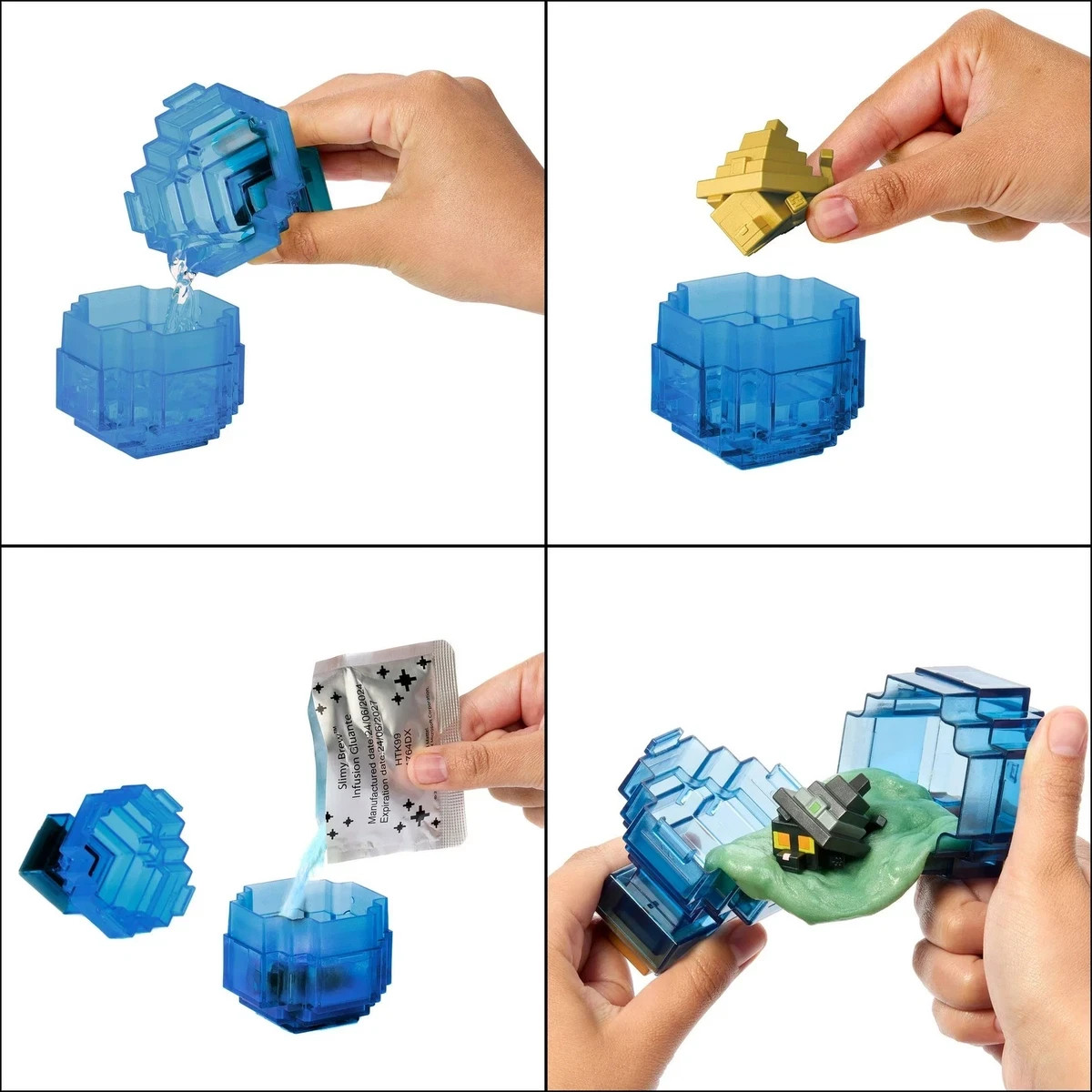 Minecraft (Blind Box) – 1 Single Mini Mode Potion Brewing Mob Reveal Figures