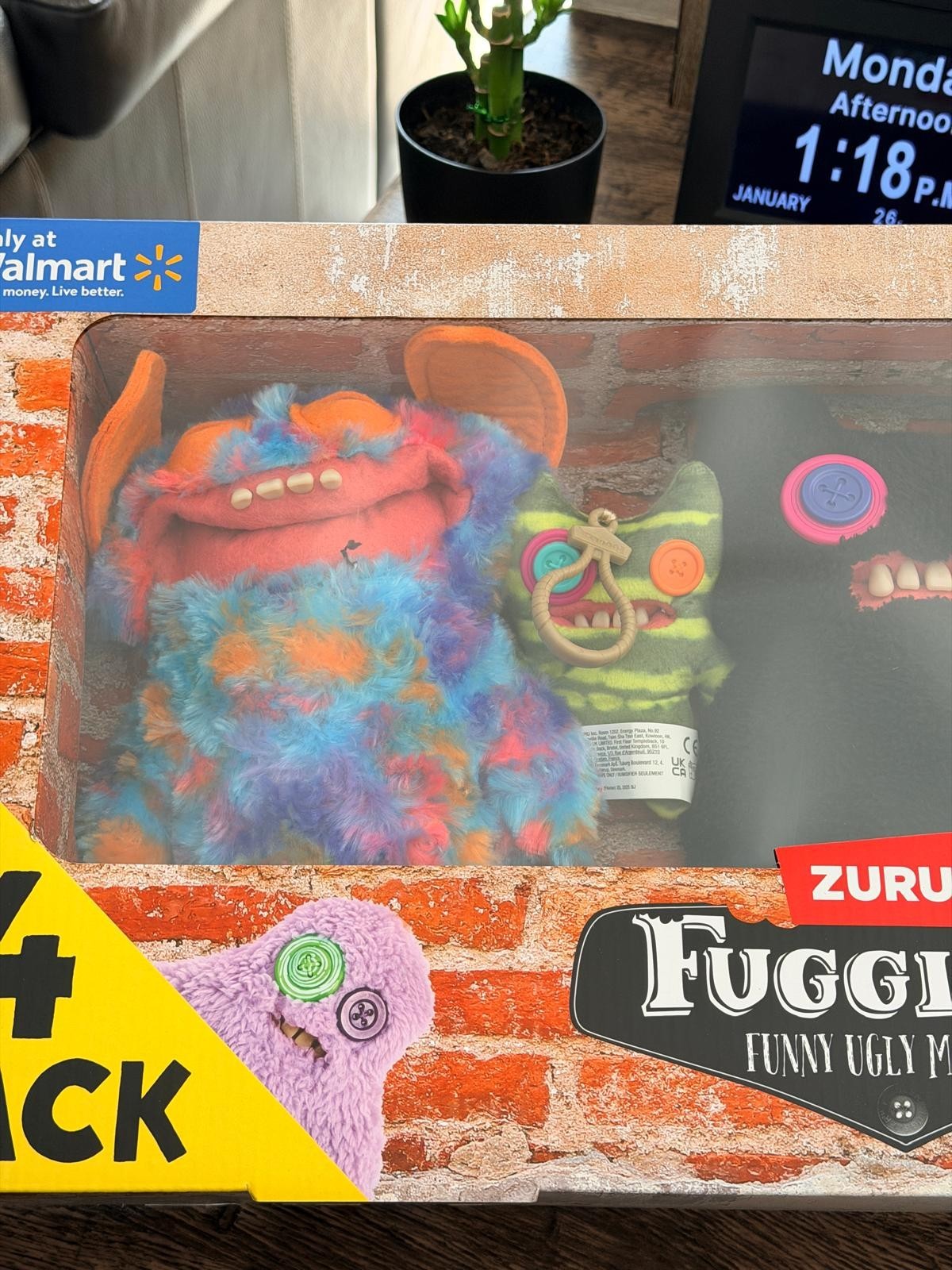 Fuggler Chaos Crew Multipack Walmart Exclusive Zuru Fugglers 4 Pack Plush Toys